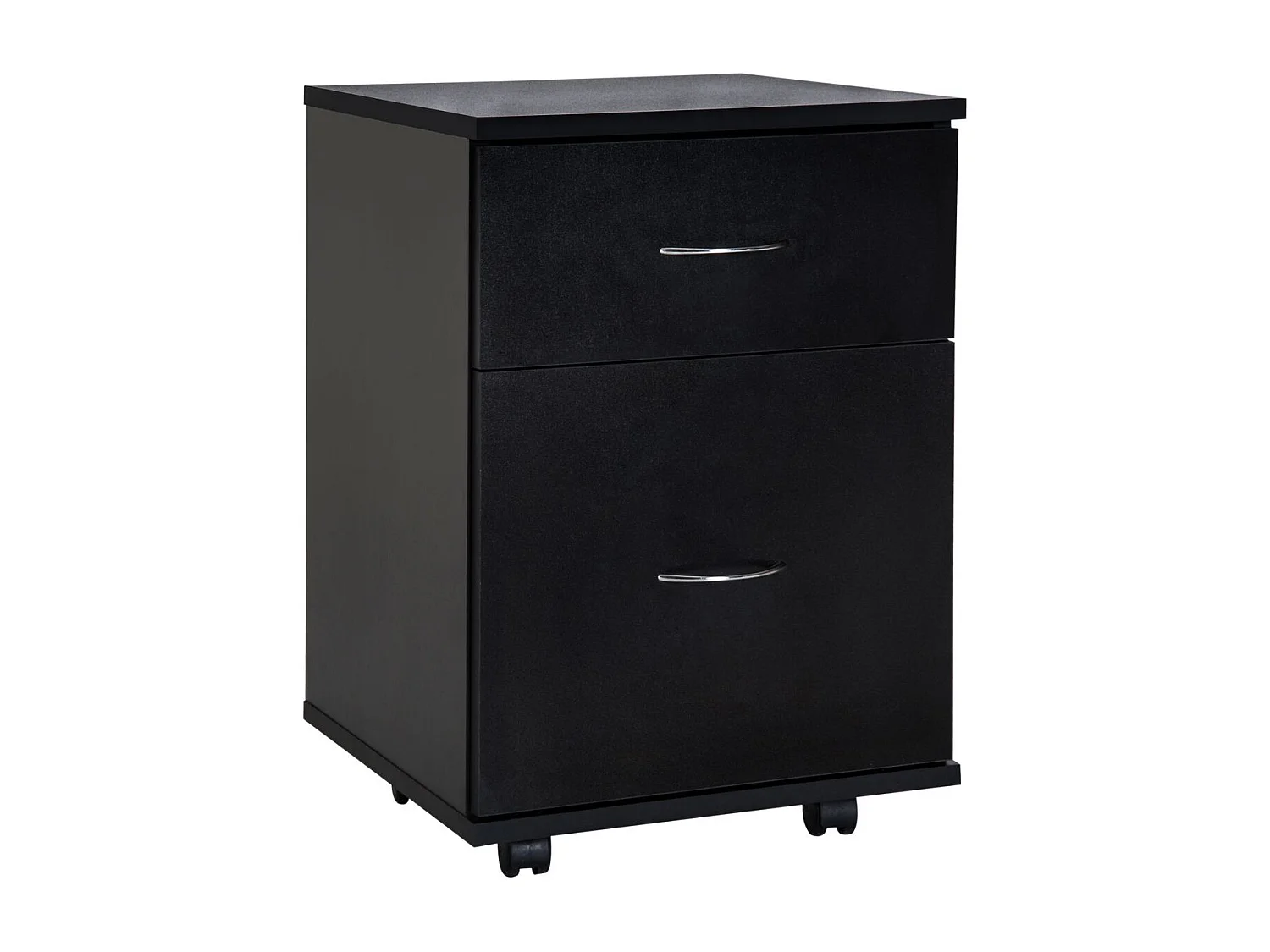 Archivador con ruedas negro 41x39x58cm HOMCOM