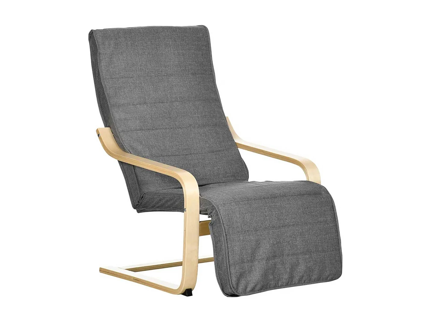 Sillón de salón gris 66.5x94x100 cm HOMCOM