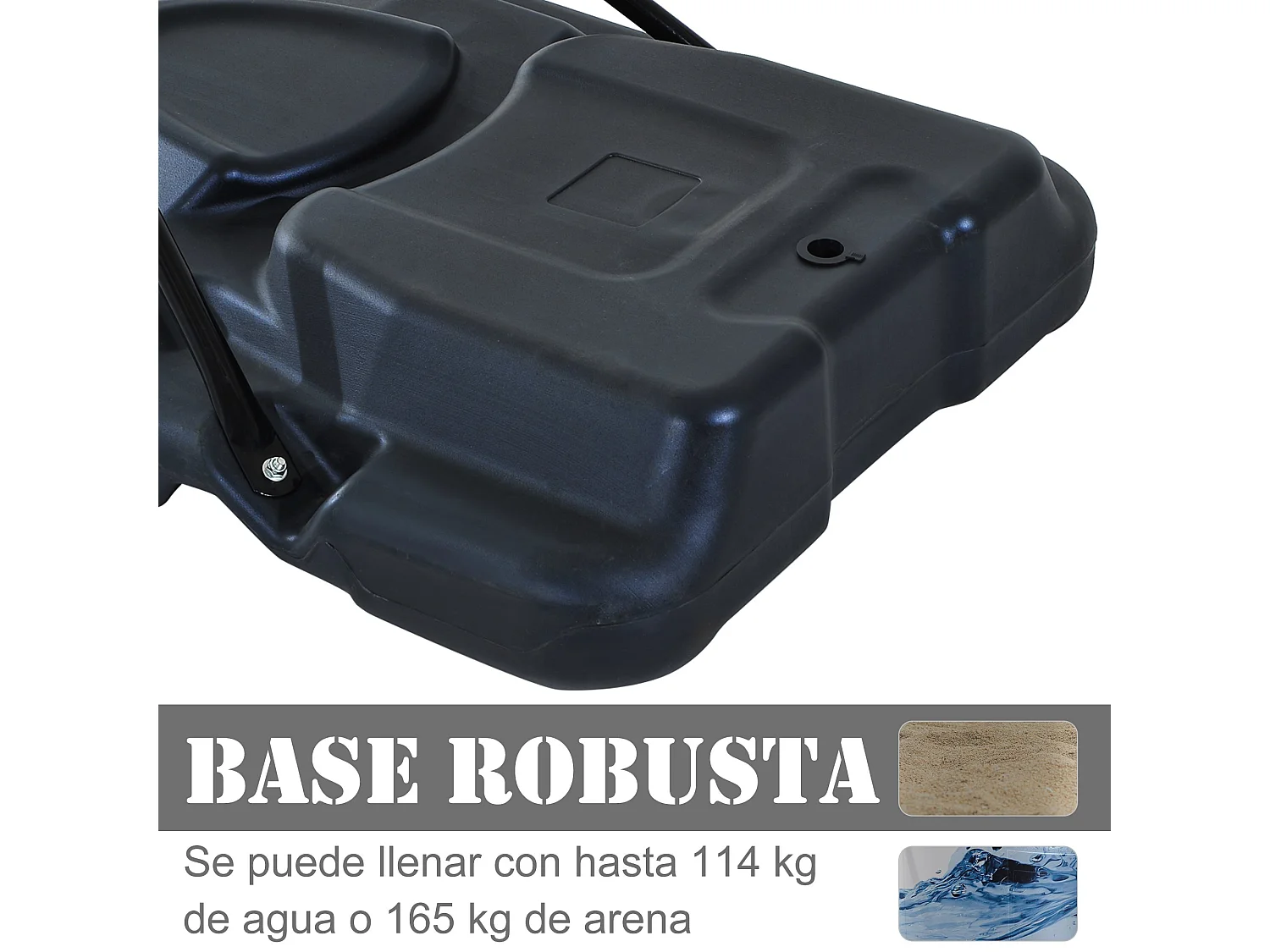 Canasta de baloncesto blanco y negro 73x49x249 cm HOMCOM