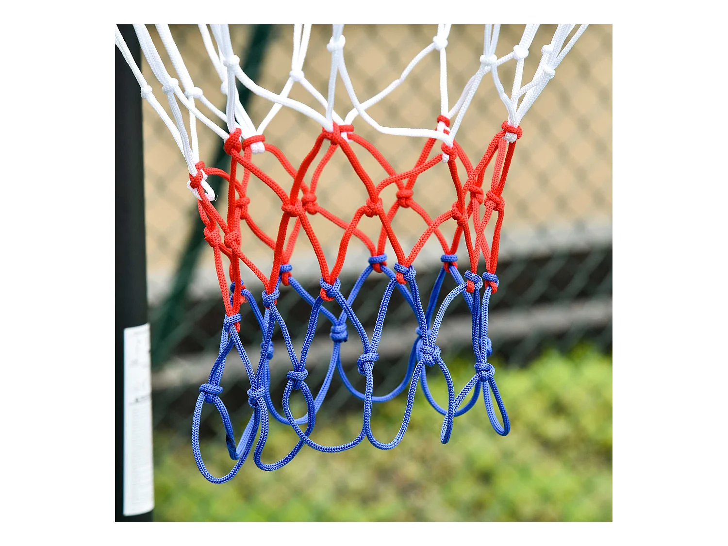 Canasta de baloncesto negro y rojo 75x83x261 cm HOMCOM