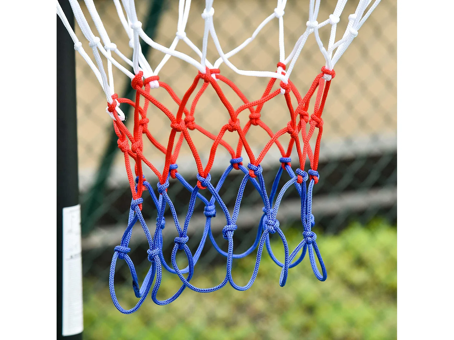 Canasta de baloncesto negro y rojo 75x83x261 cm HOMCOM