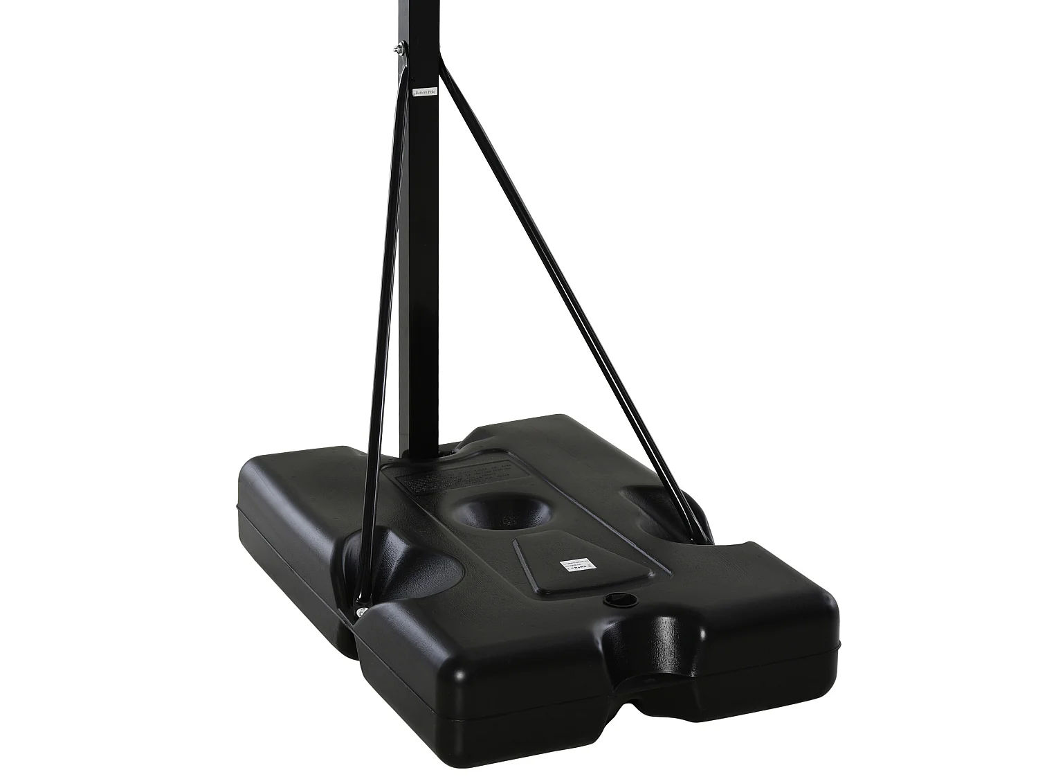 Soporte de baloncesto negro 90x165x352 cm HOMCOM