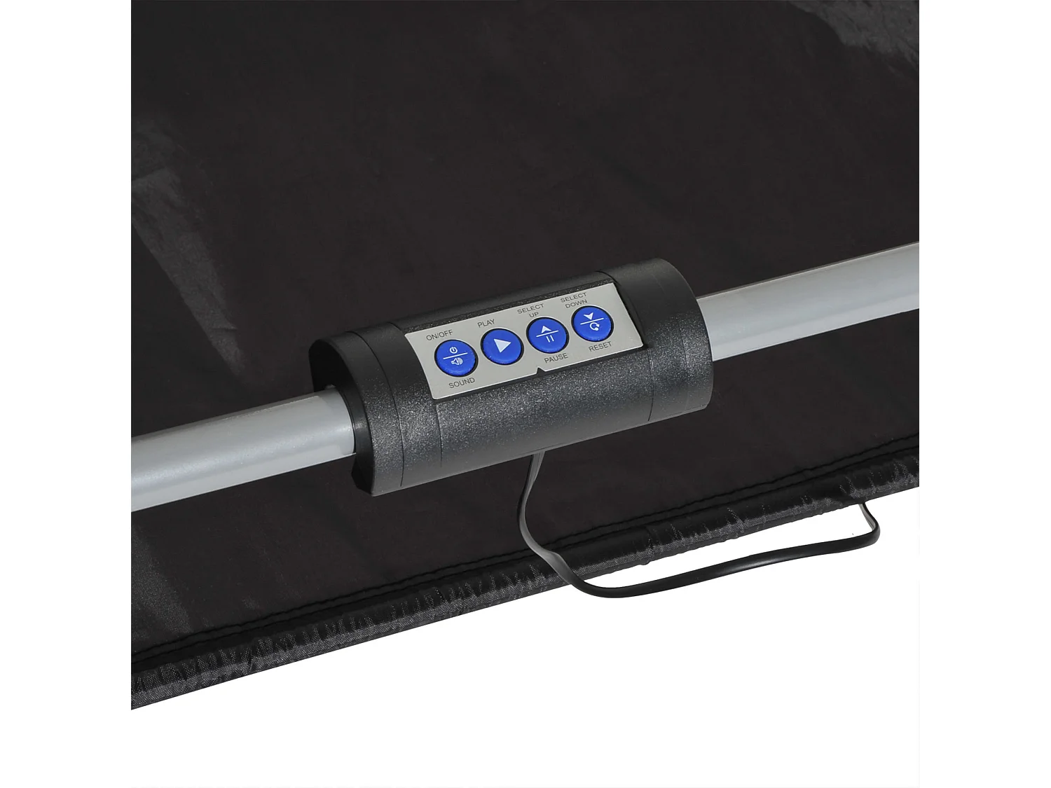 Juego de canastas de baloncesto negro y blanco 205x110x205 cm HOMCOM