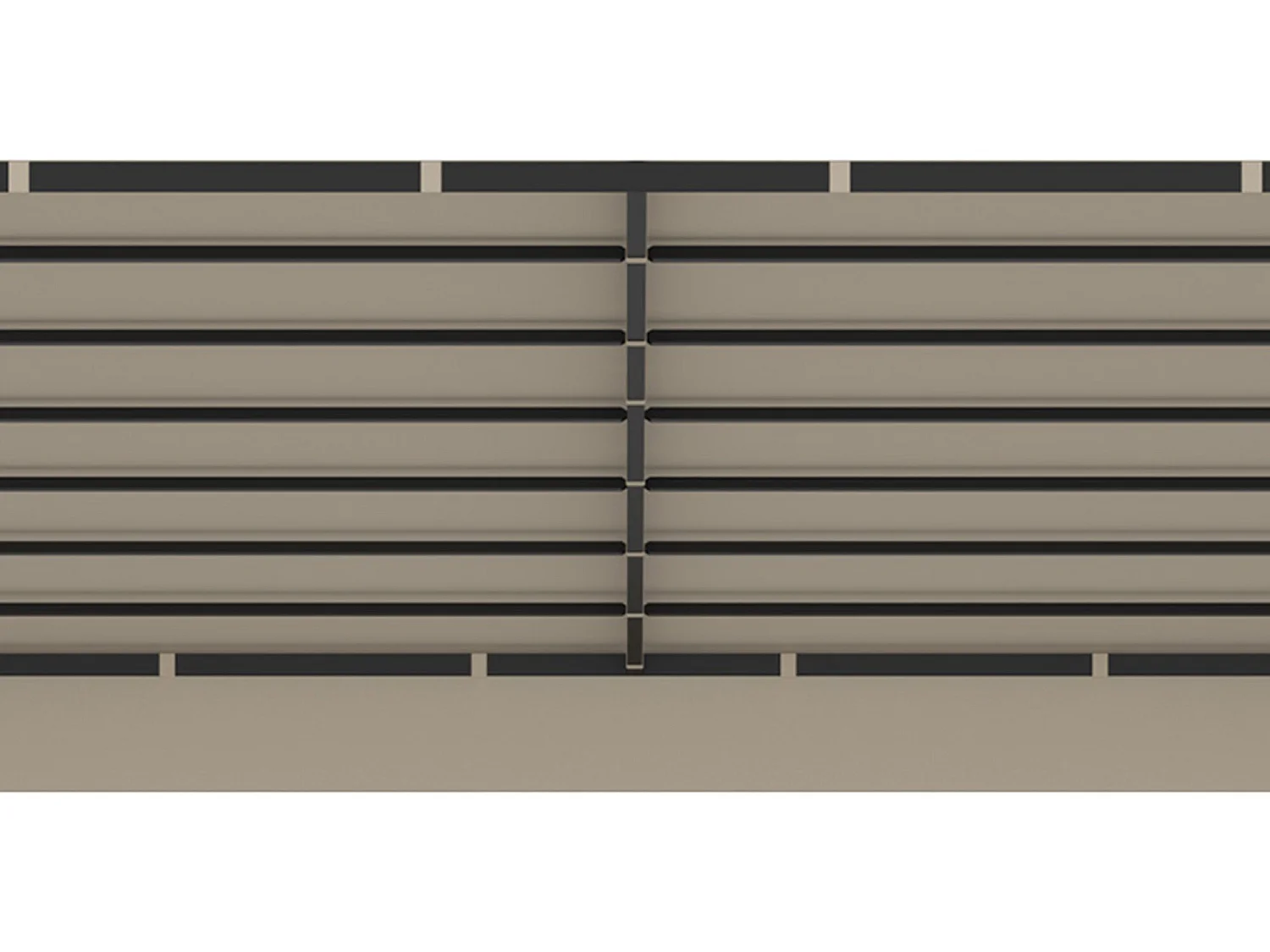 Pérgola de jardín beige 298x298x250 cm Outsunny