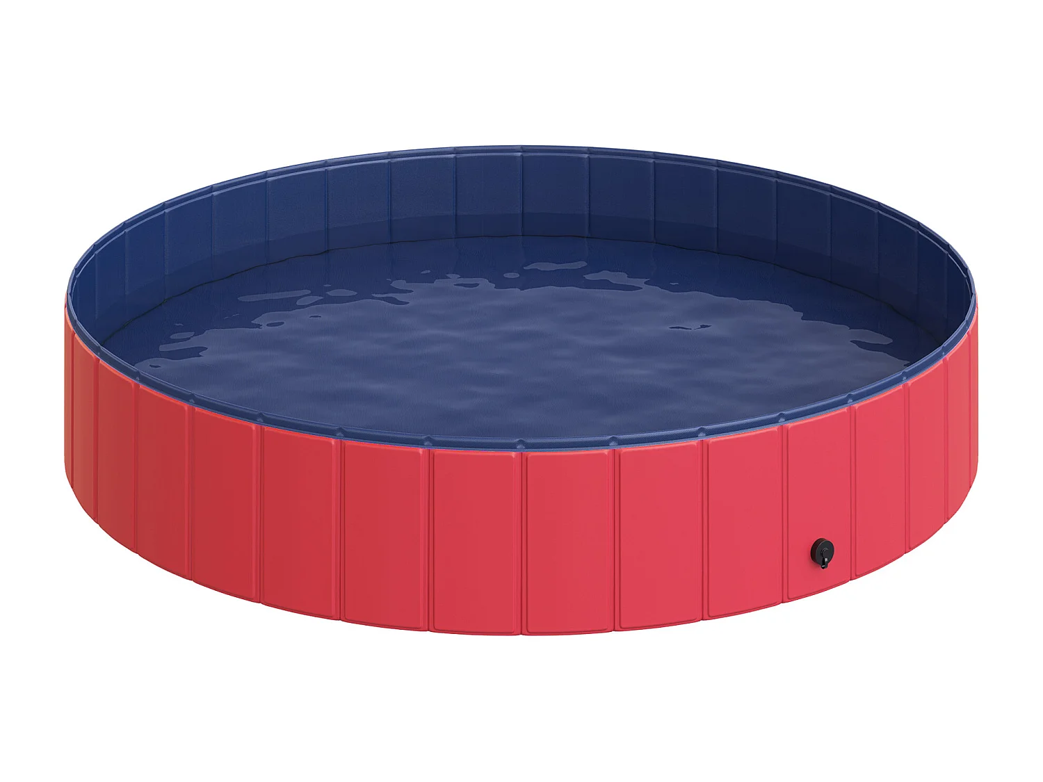 Piscina para mascotas rojo ø160x30cm PawHut