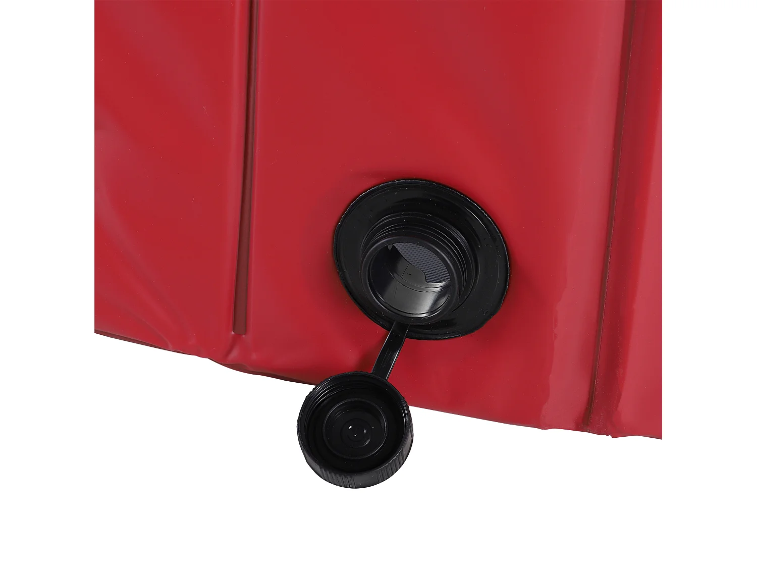 Piscina para mascotas rojo ø160x30cm PawHut