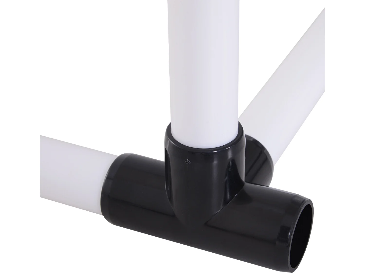 Conjunto de entrenamiento para mascotas blanco y azul 328x65x94.5 cm PawHut