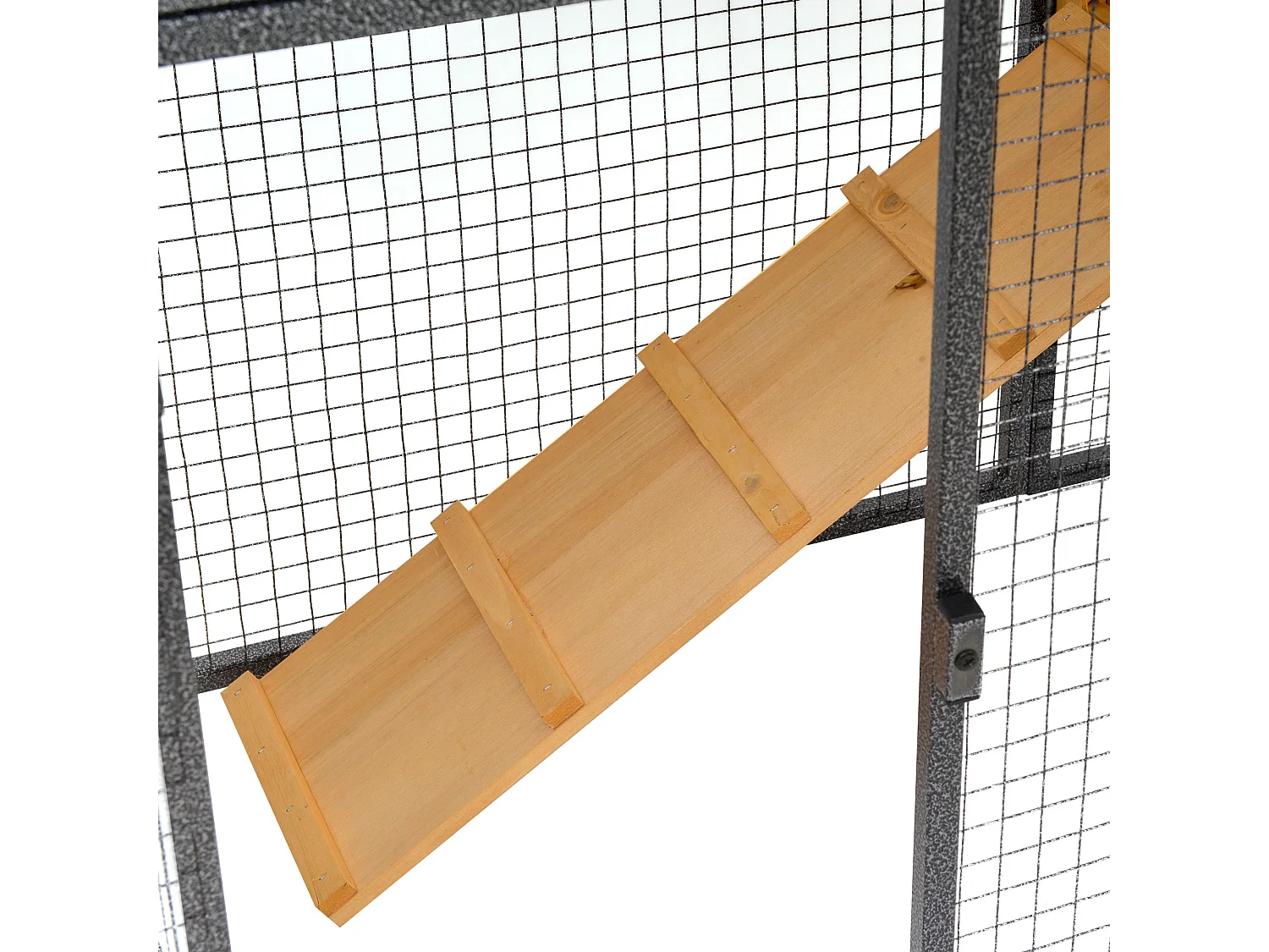 Conejera de exterior multicolor 122 x 63 x 92cm PawHut