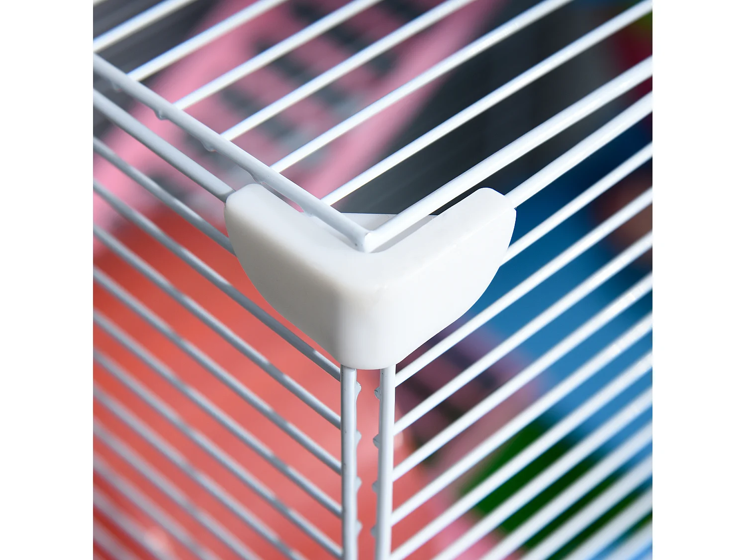 Jaula para hámster verde 46x30x58 cm PawHut