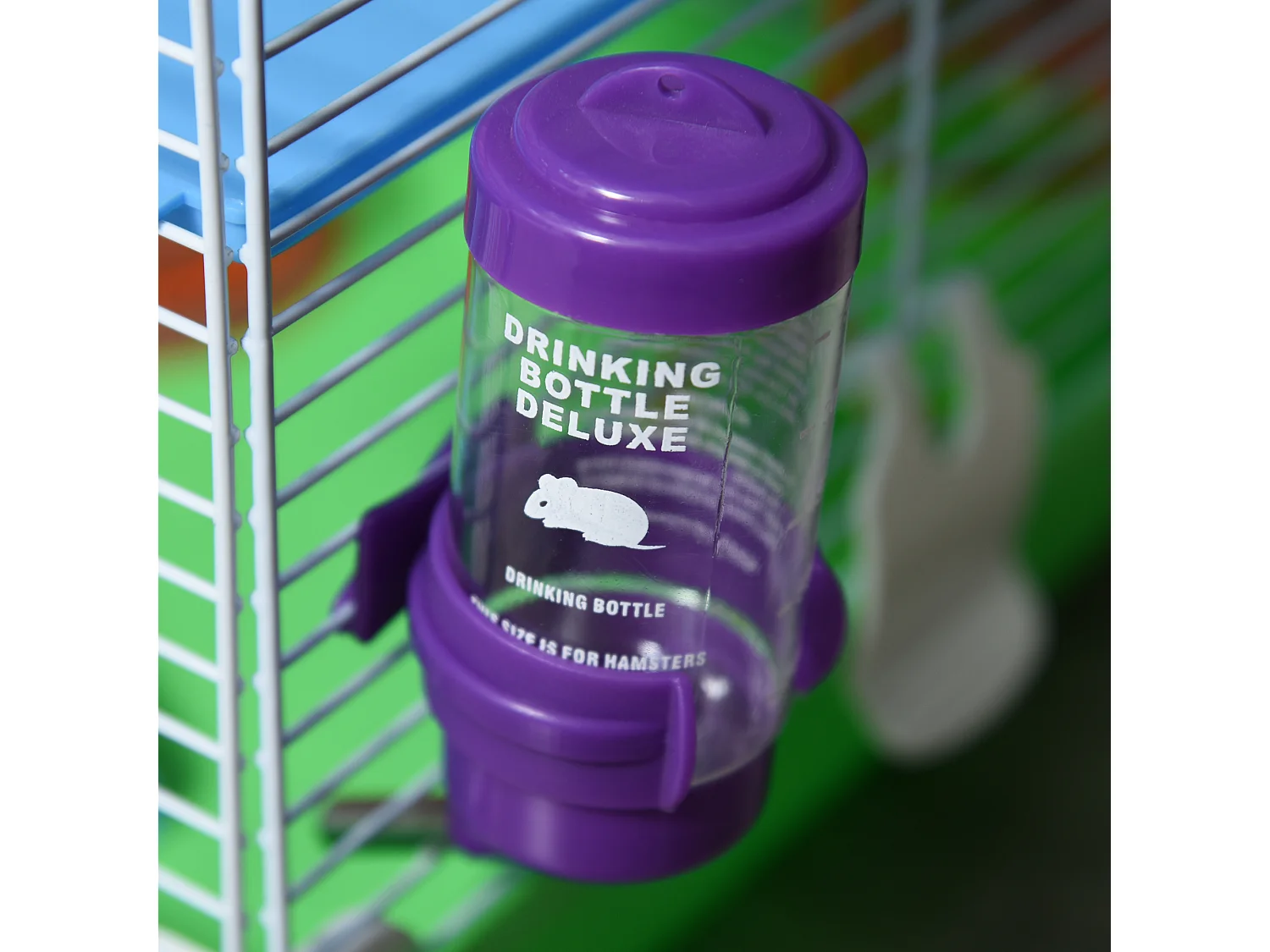 Jaula para hámster verde 46x30x58 cm PawHut