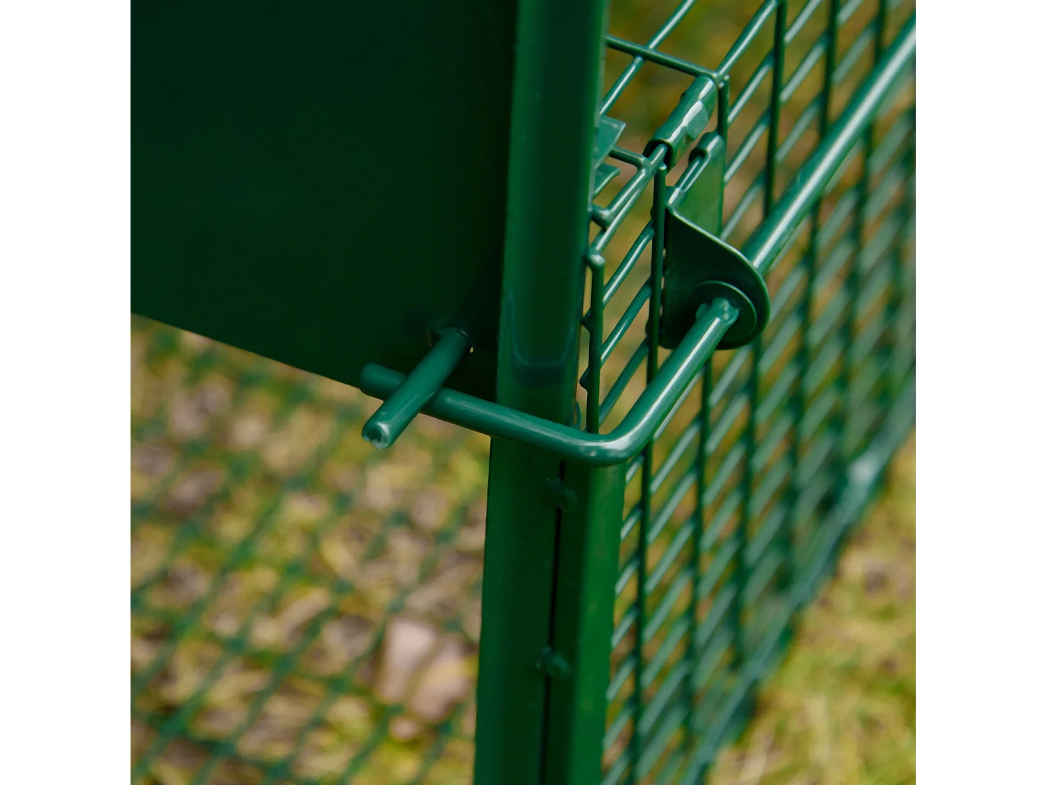 Trampa para animales verde 60x18x20 cm Outsunny