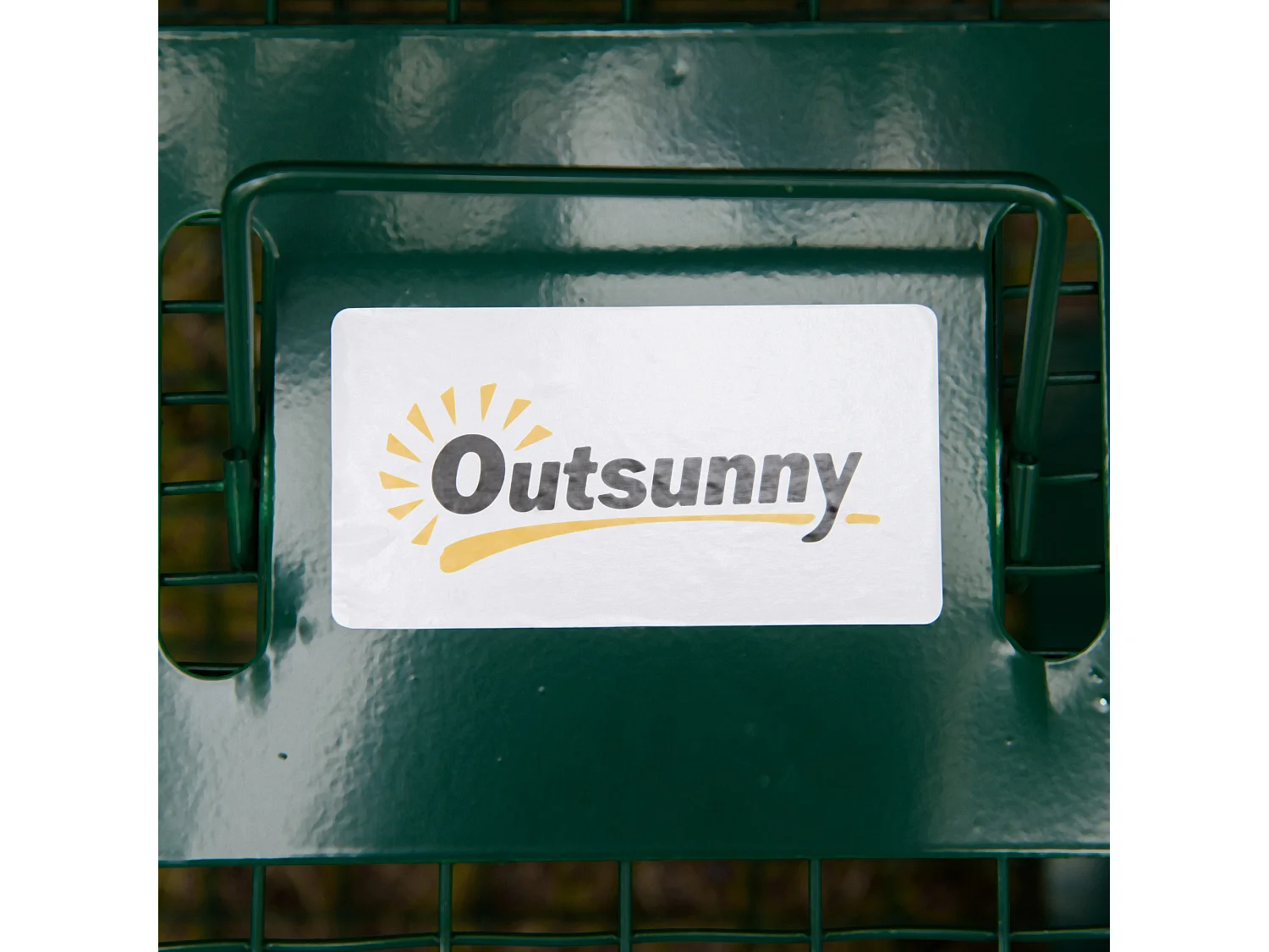 Trampa para animales verde 60x18x20 cm Outsunny