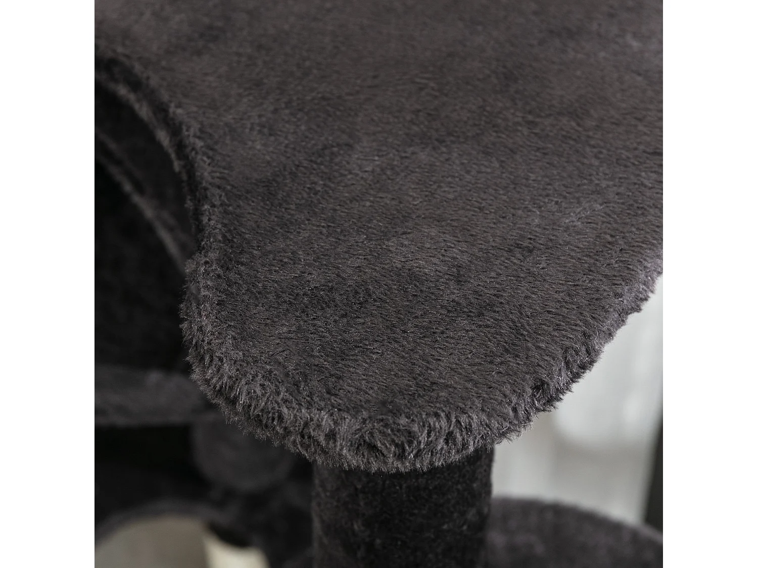 Árbol para gatos gris oscuro 64.5x50.5x153 cm PawHut