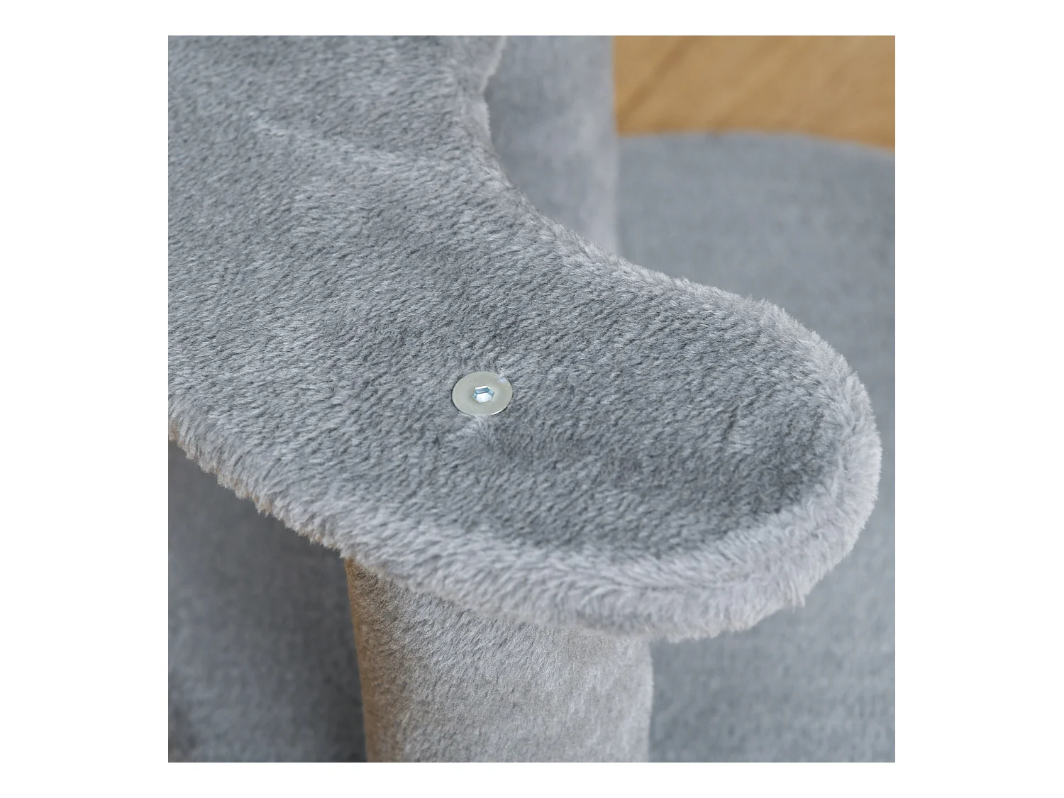 Árbol para gatos gris 40x40x65 cm PawHut