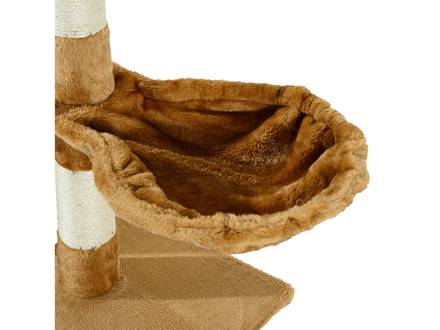 Árbol para gatos marrón 30x55x96cm PawHut