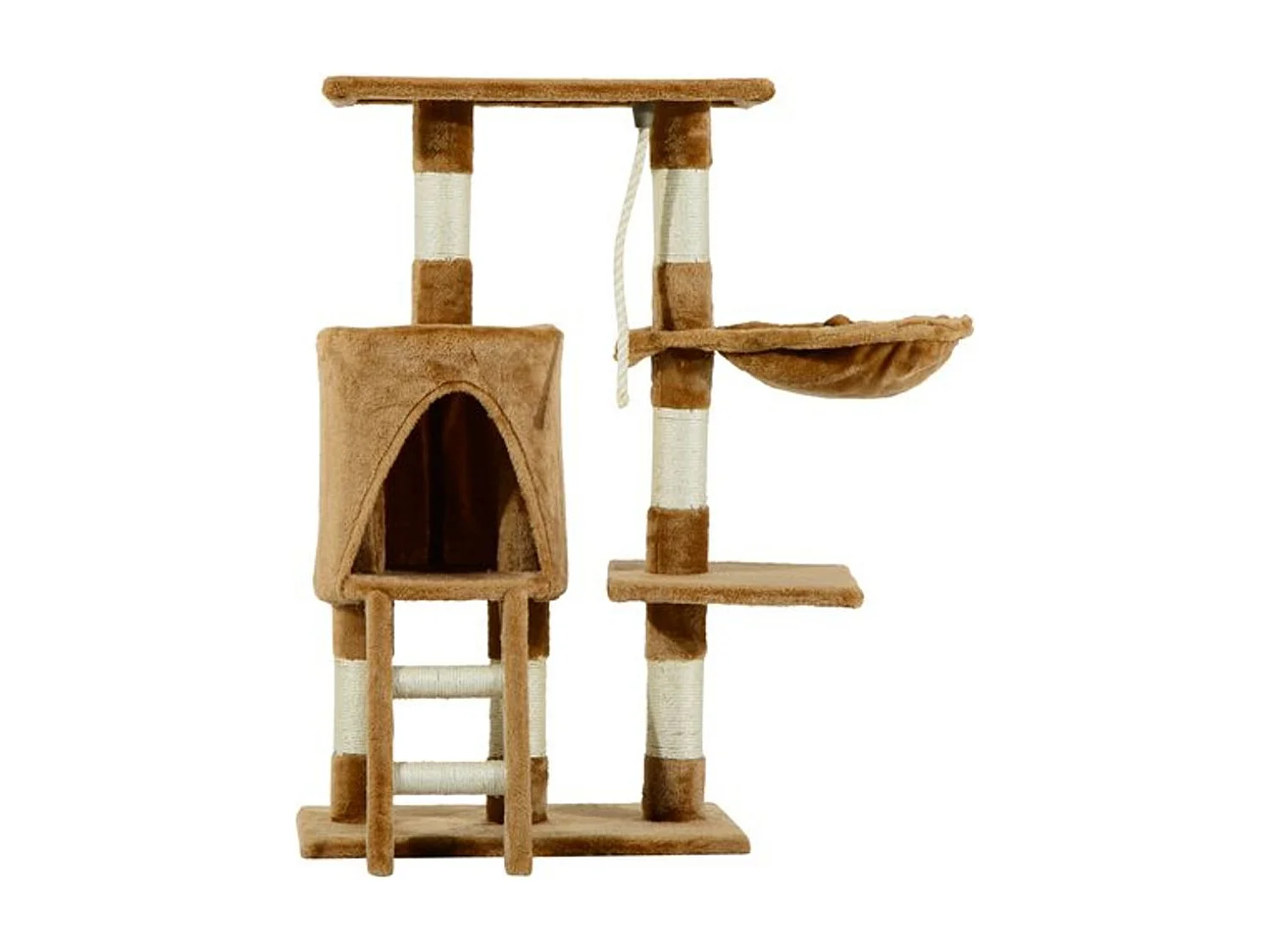 Árbol para gatos marrón 30x55x96cm PawHut