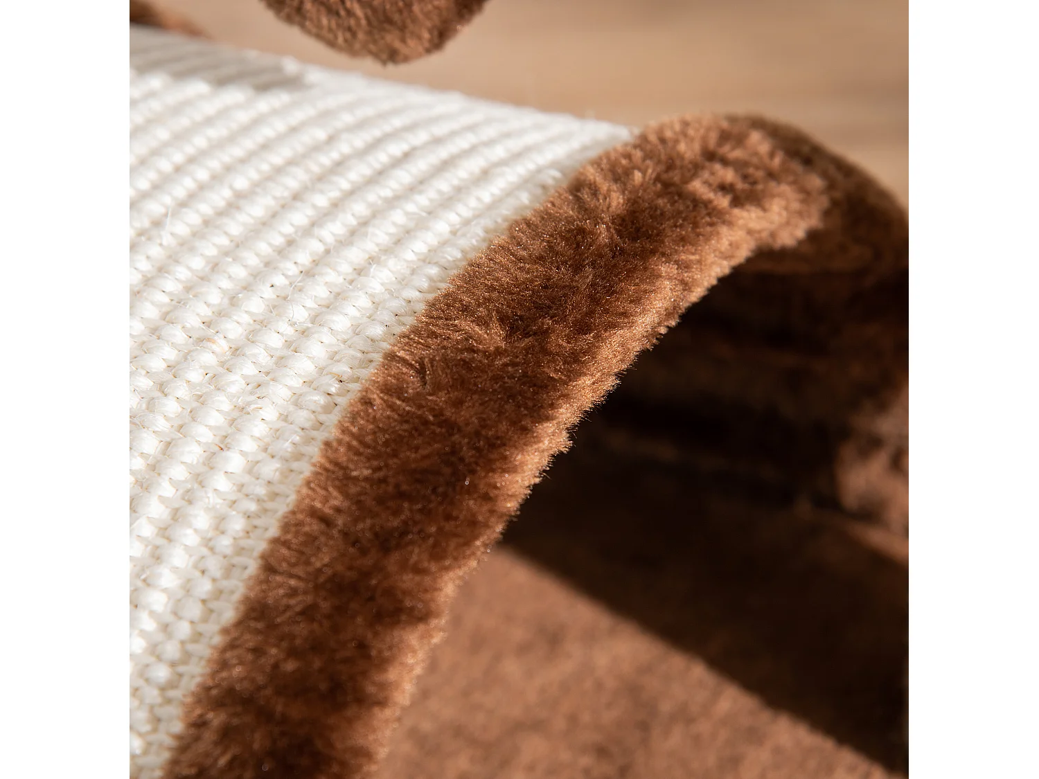 Árbol para gatos marrón 35.5x37x46 cm PawHut