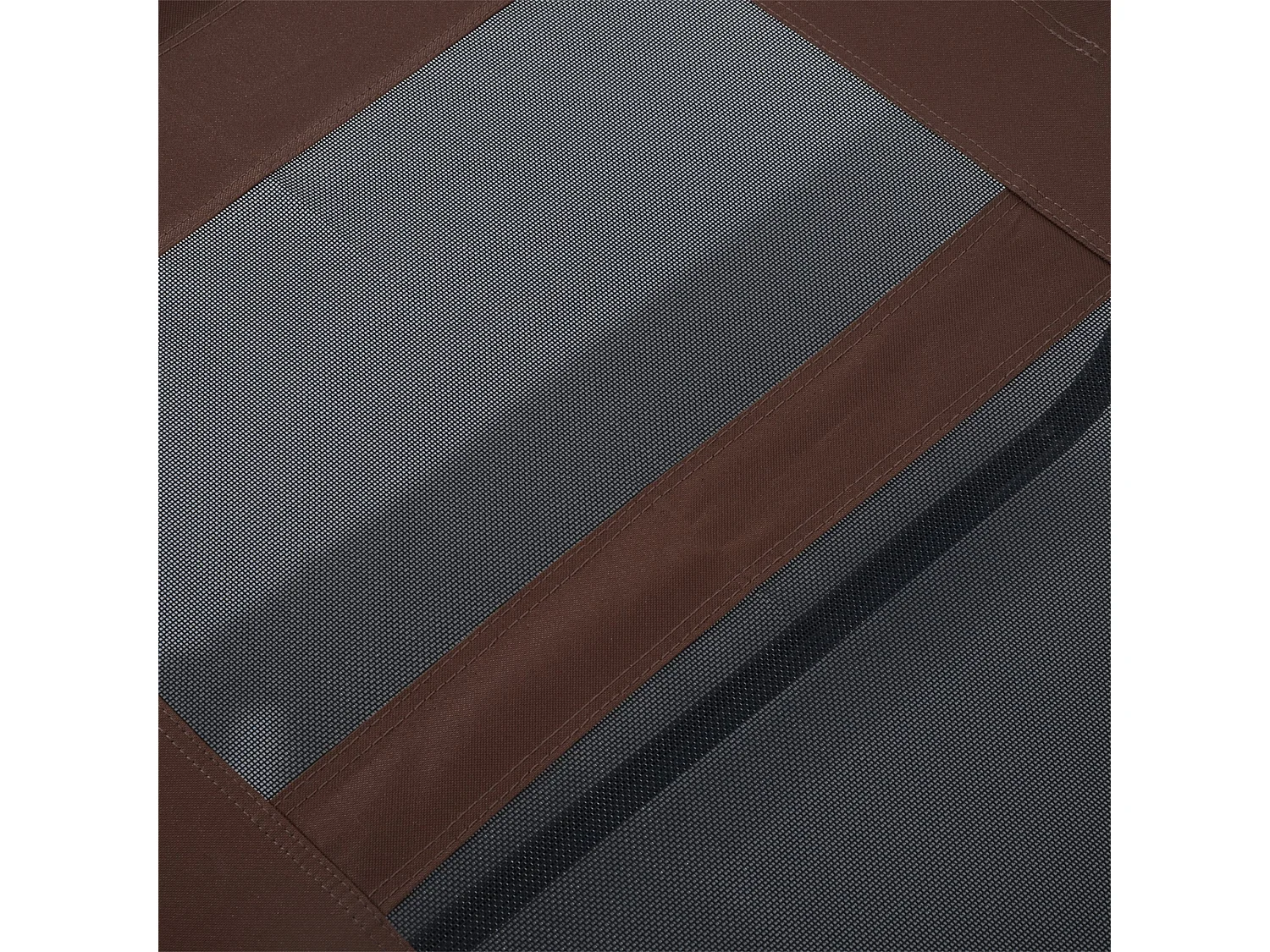 Cama elevada para perros café 92x76x18 cm PawHut