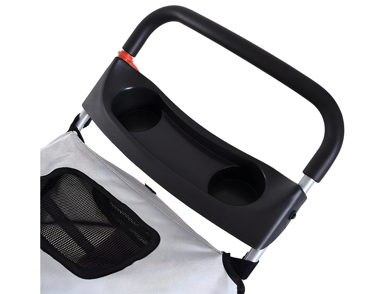 Cochecito para perro y gato gris 75x45x97 cm PawHut