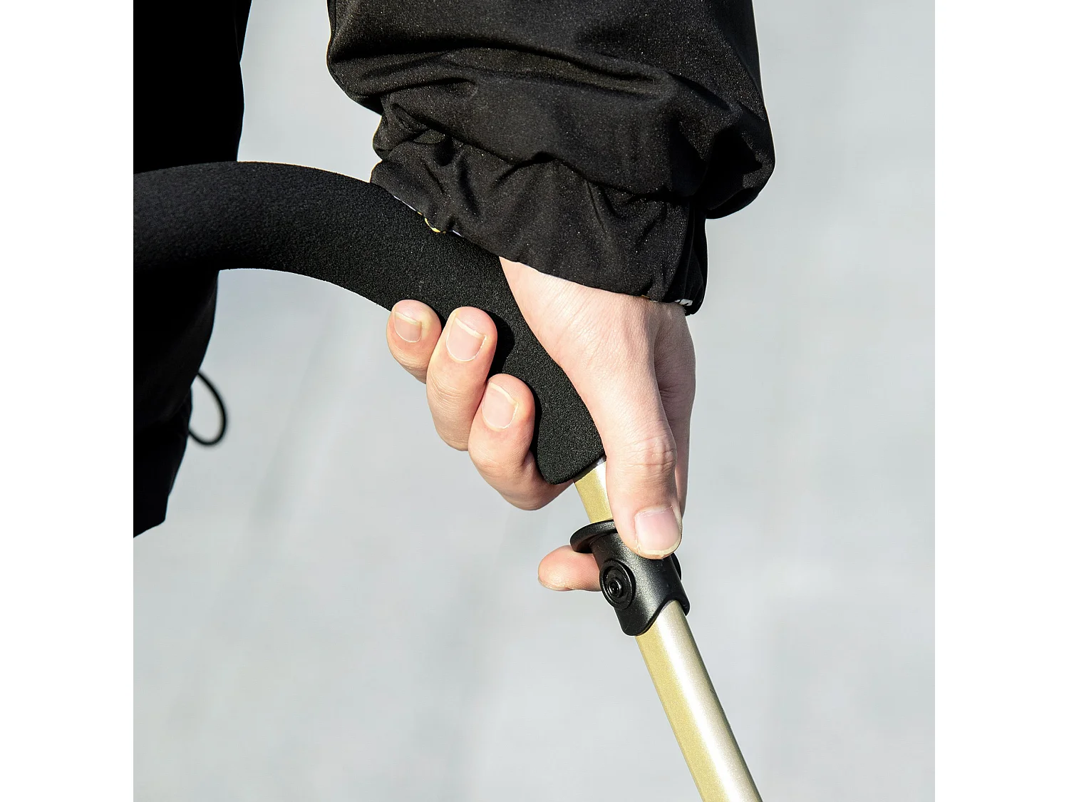 Cochecito para mascotas negro 82x49.5x98 cm PawHut