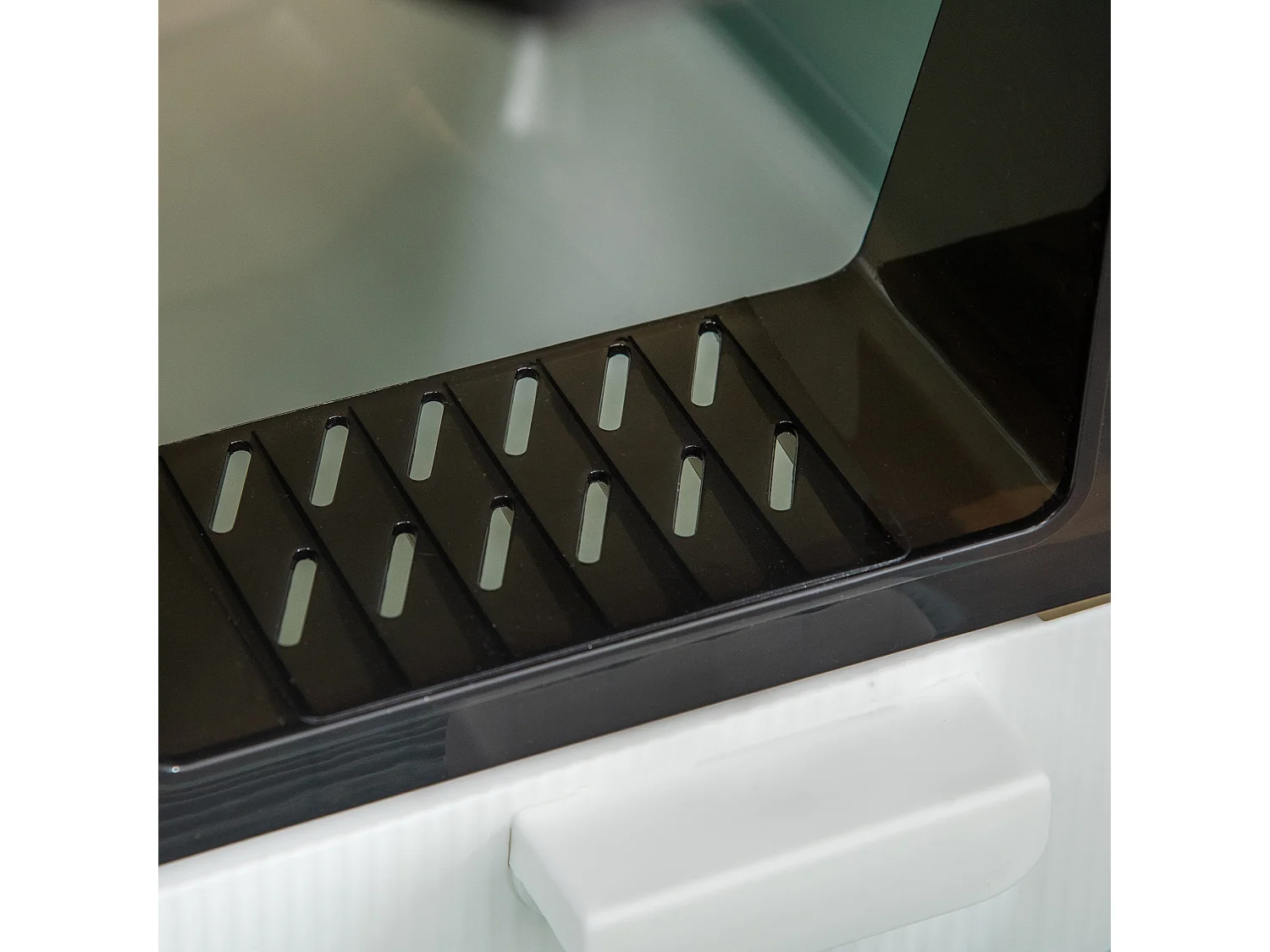 Arenero para gatos verde 43x44x47 cm PawHut