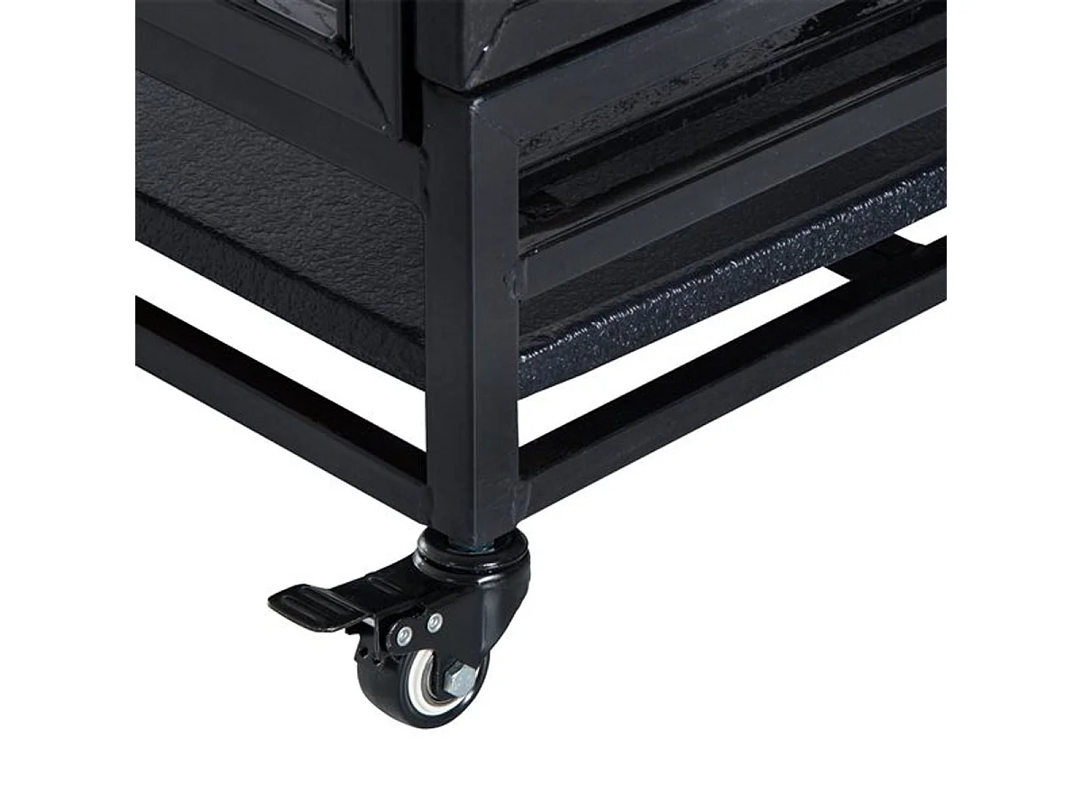 Jaula para perros negro 92x62x75 cm PawHut