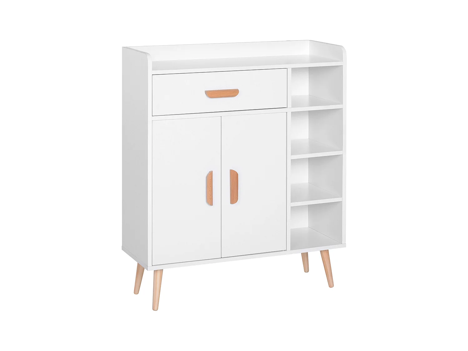 Aparador blanco 80x29.5x96cm HOMCOM