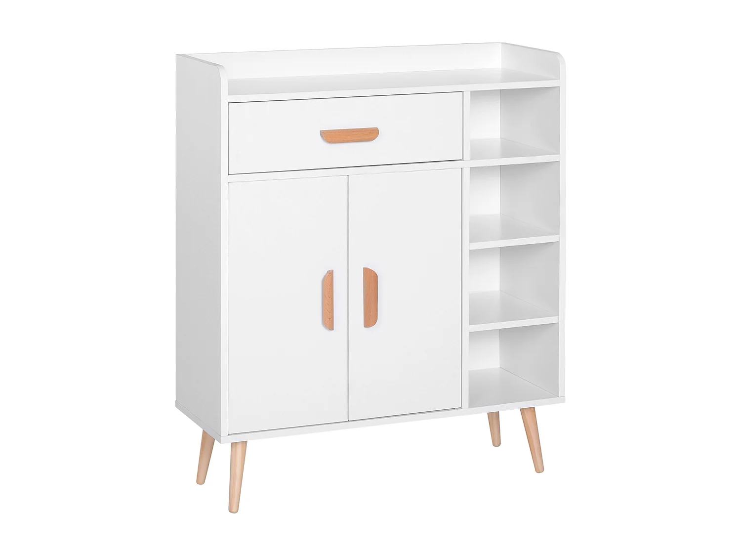 Aparador blanco 80x29.5x96cm HOMCOM