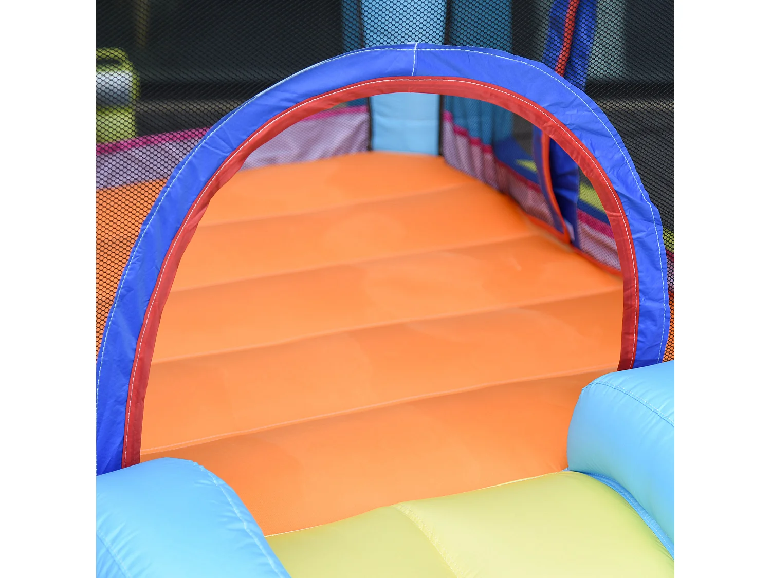 Castillo inflable infantil multicolor 360x175x180 cm Outsunny