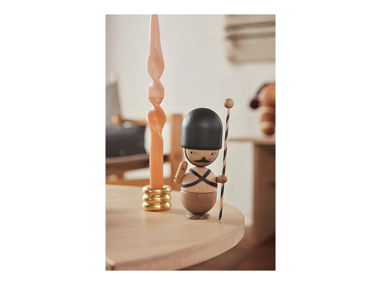 Bougeoir en laiton Living