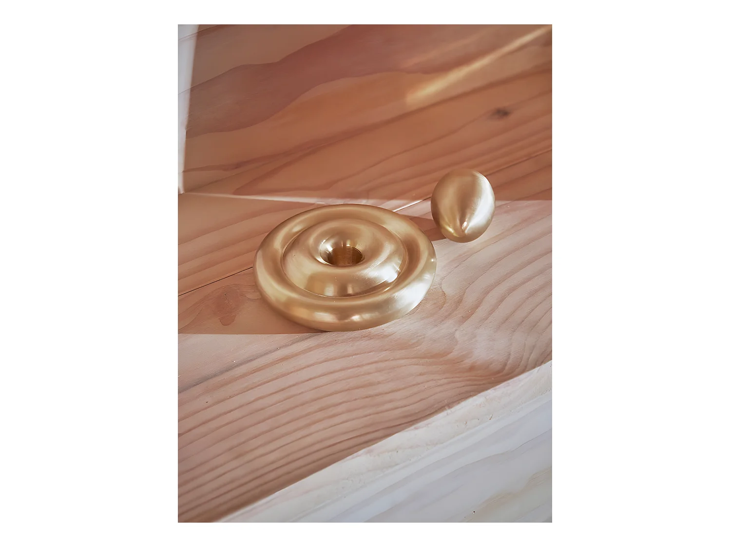 Bougeoir en laiton Living