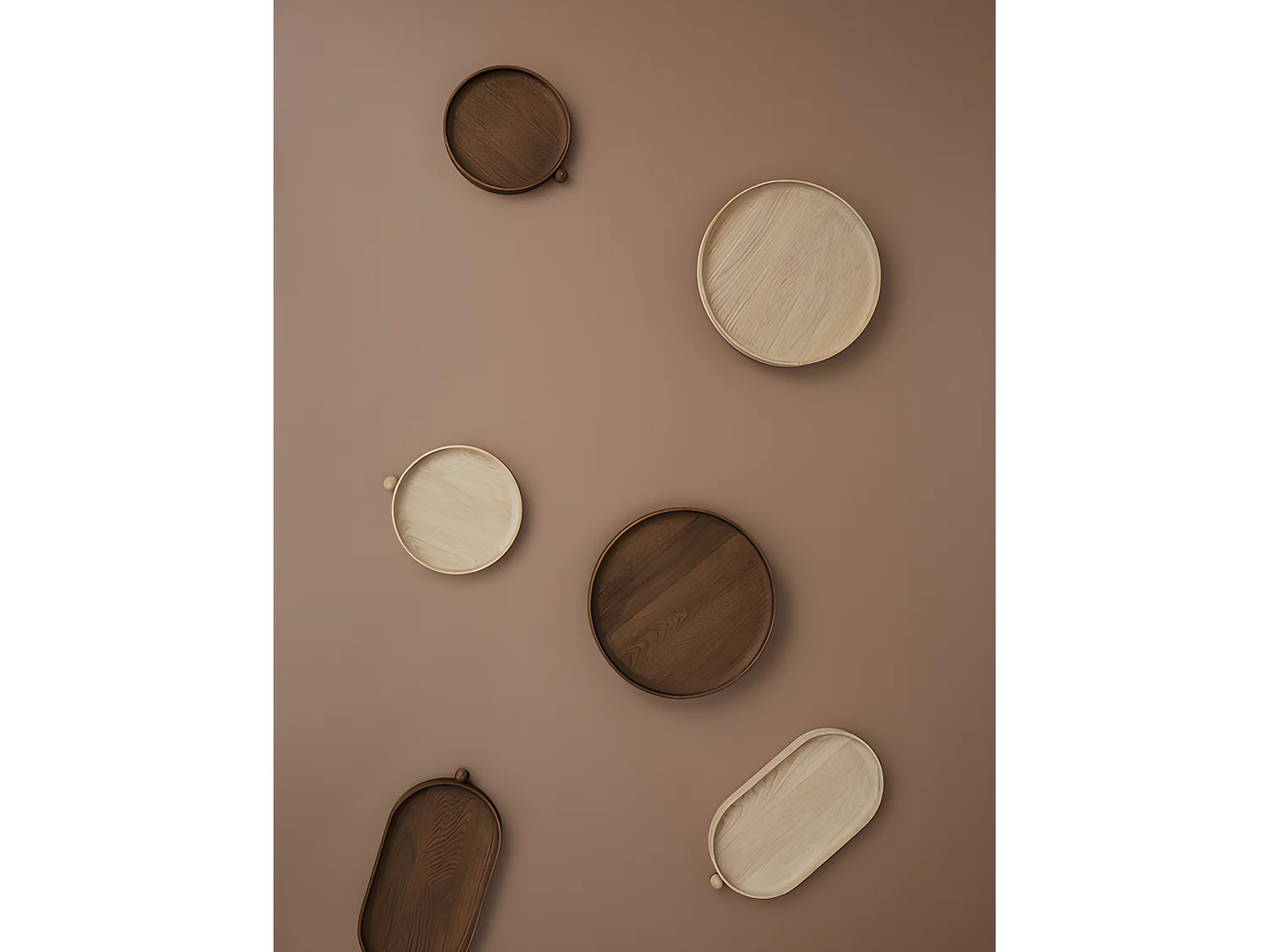 Plateau en chêne Living