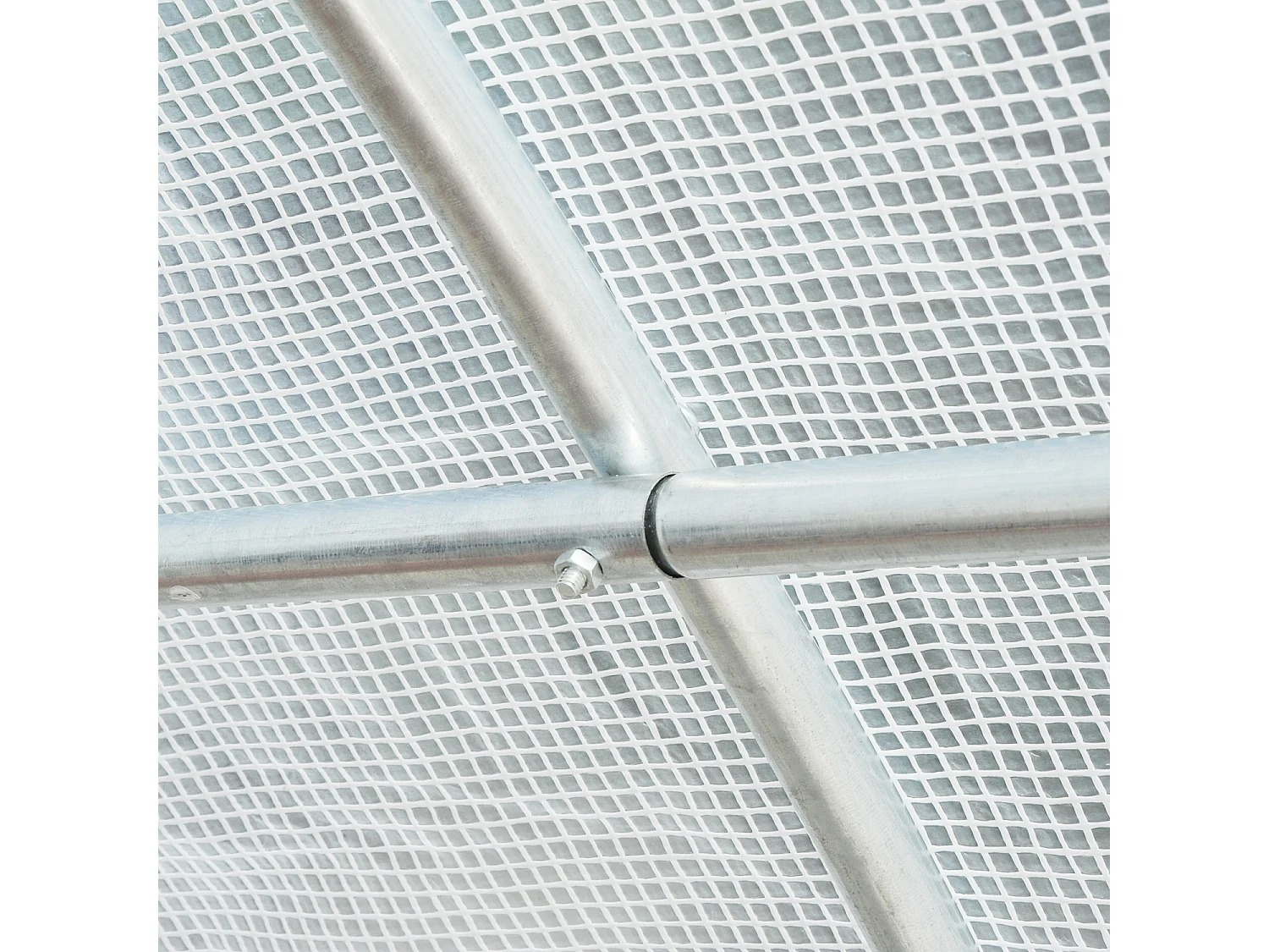 Cubierta de invernadero blanco 600x300x200 cm Outsunny