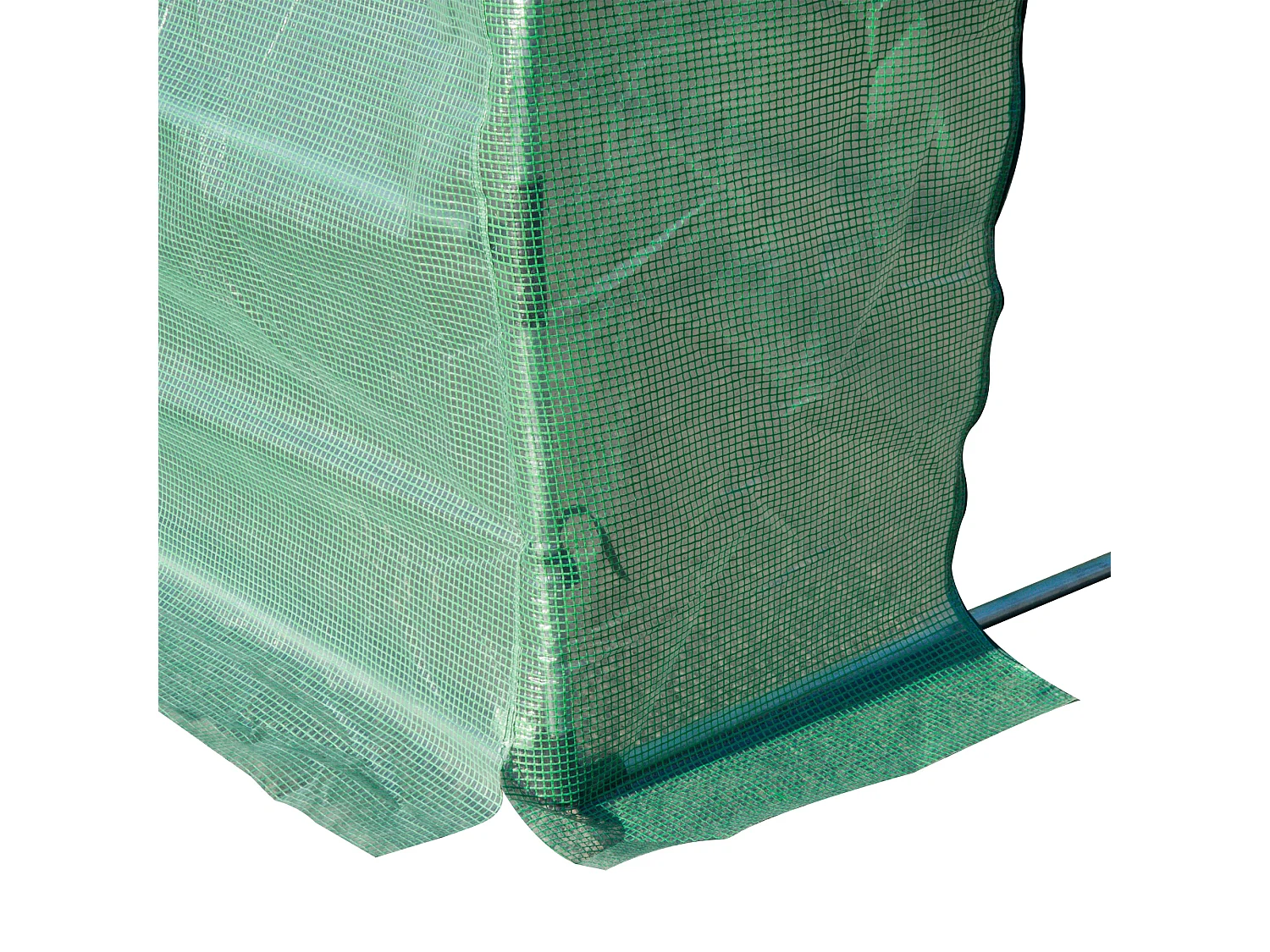 Cubierta de invernadero verde oscuro 600x300x200 cm Outsunny