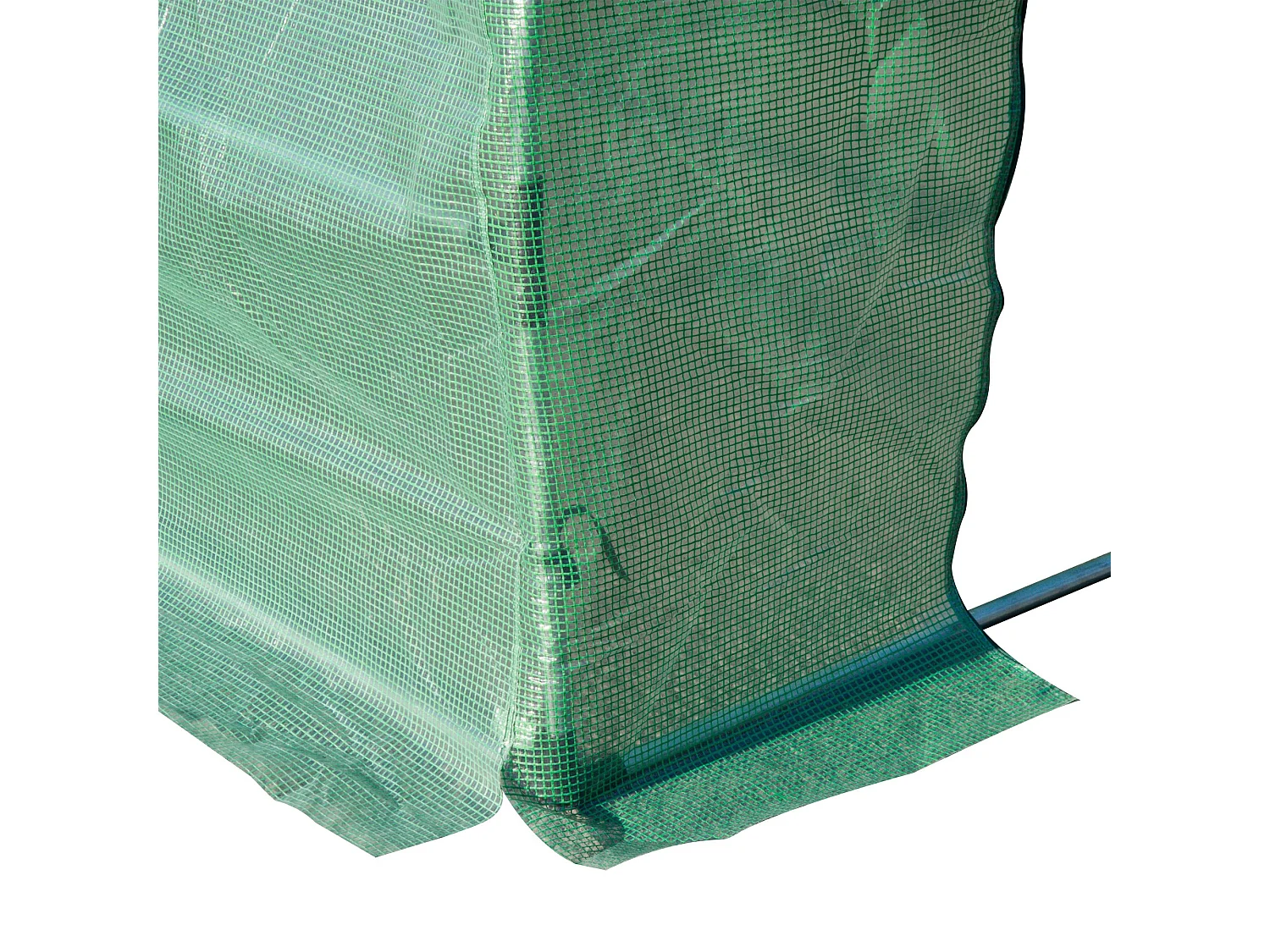 Cubierta de invernadero verde oscuro 600x300x200 cm Outsunny