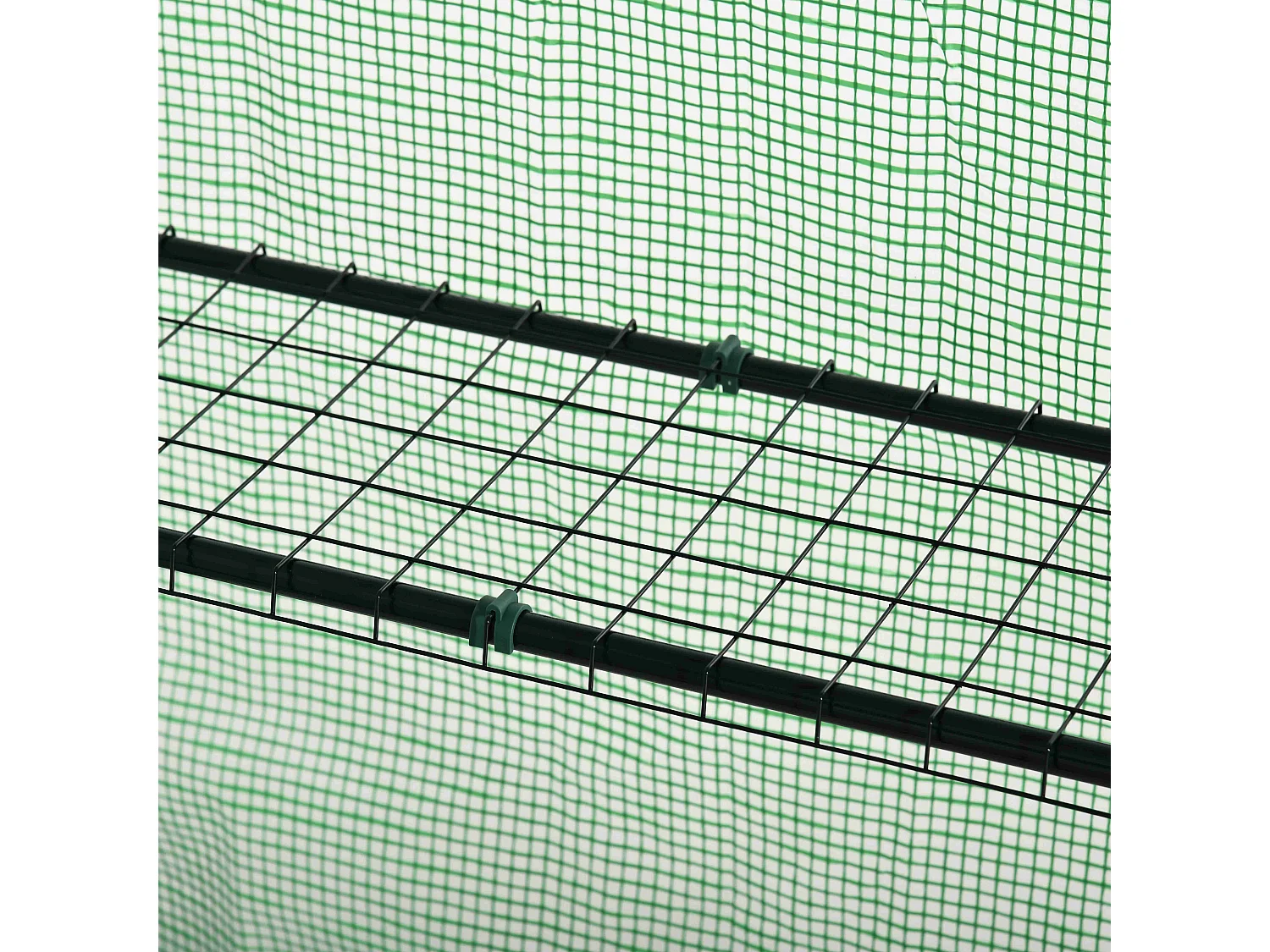 Invernadero de jardín verde 141x72x191 cm Outsunny