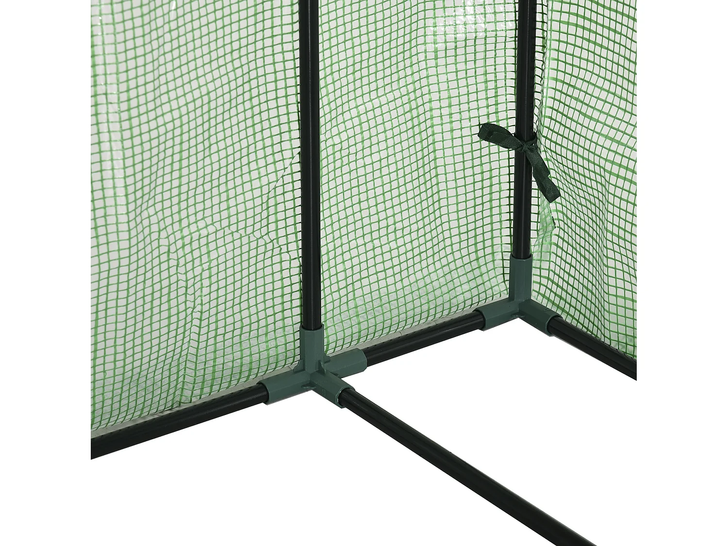 Invernadero de jardín verde 141x72x191 cm Outsunny