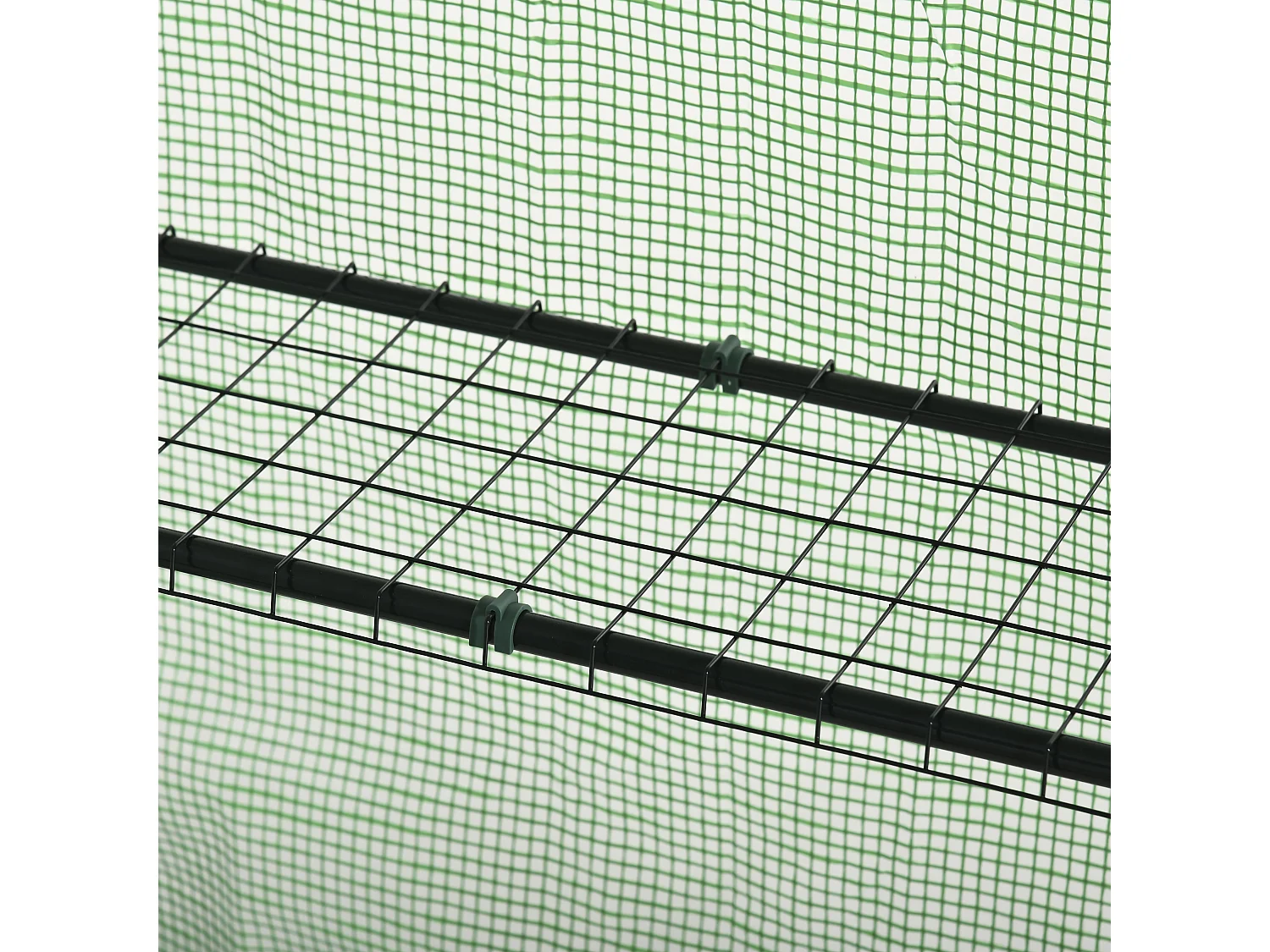 Invernadero de jardín verde 141x72x191 cm Outsunny