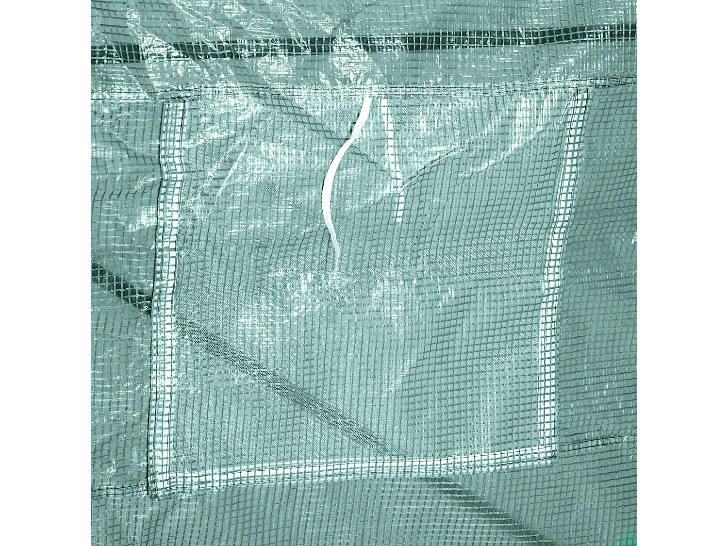 Invernadero de jardín verde 245x200x198 cm Outsunny