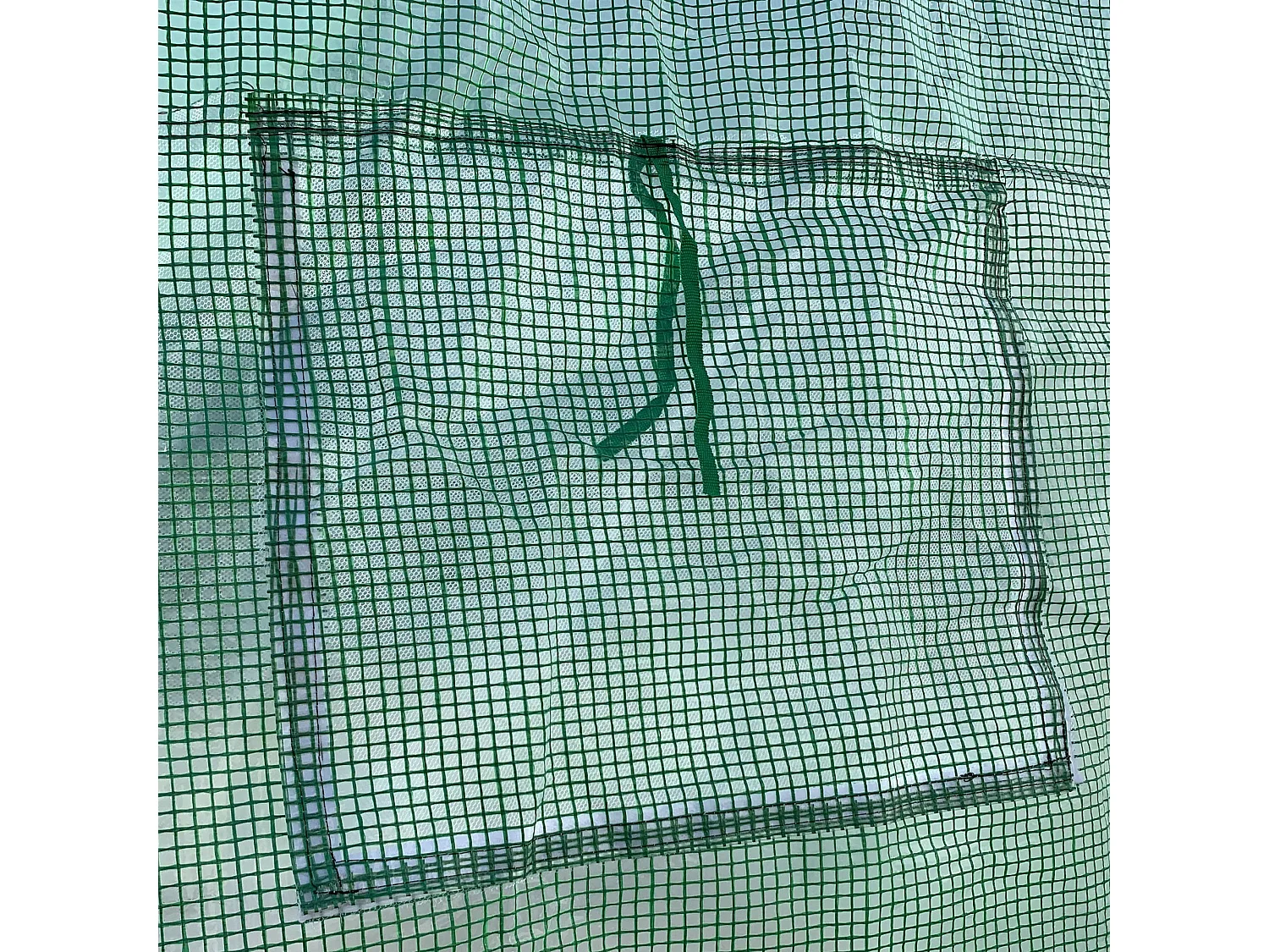 Invernadero de túnel verde 347x300x200 cm Outsunny