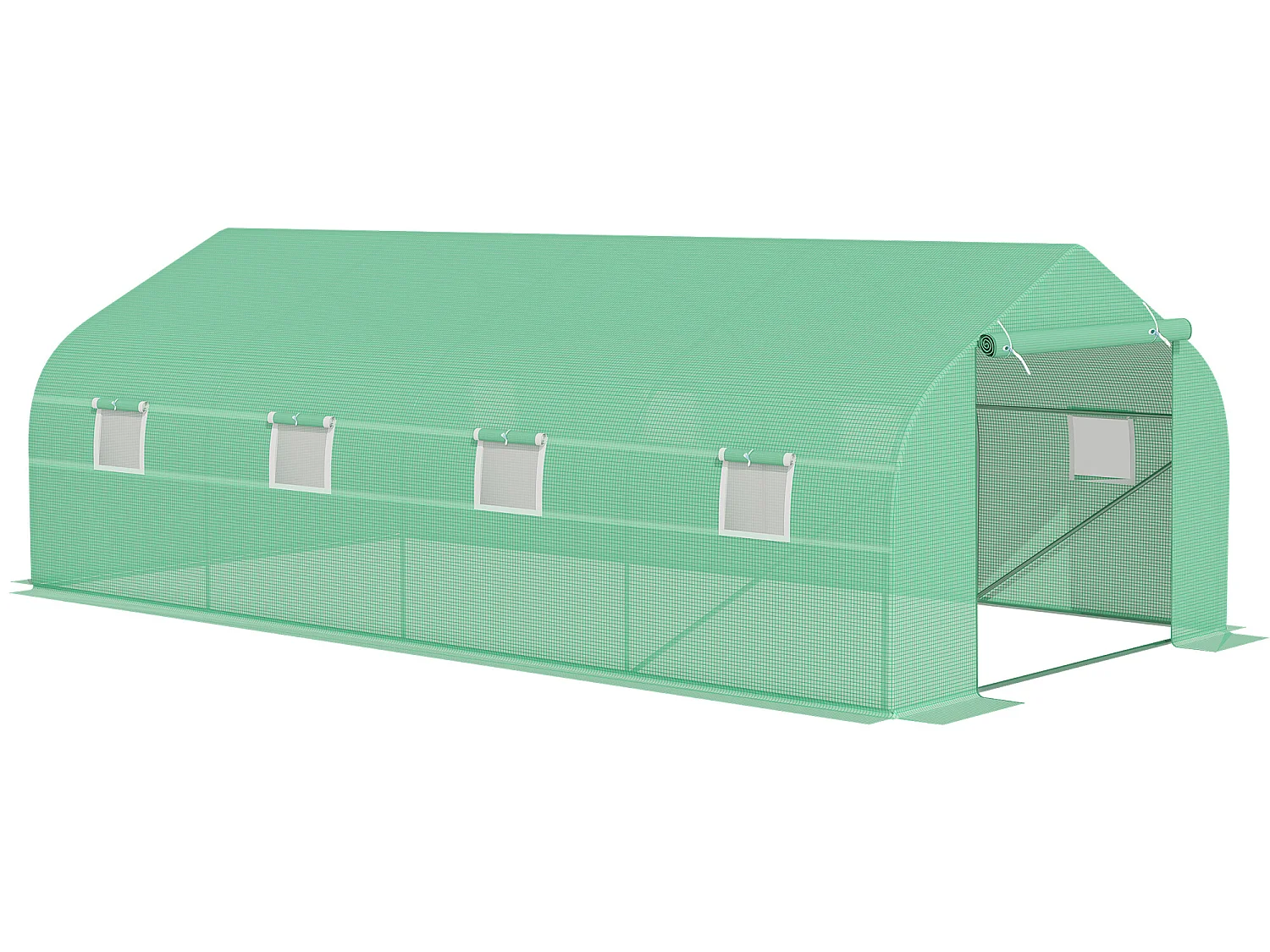 Invernadero de jardín verde 600x300x200cm Outsunny