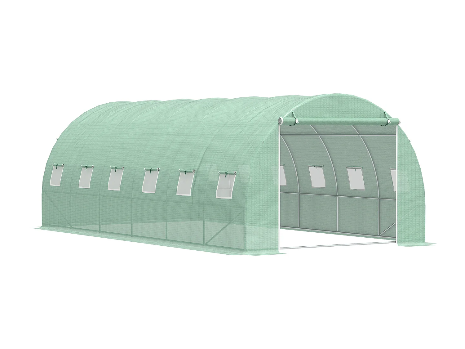 Invernadero de jardín verde 600x300x200cm Outsunny