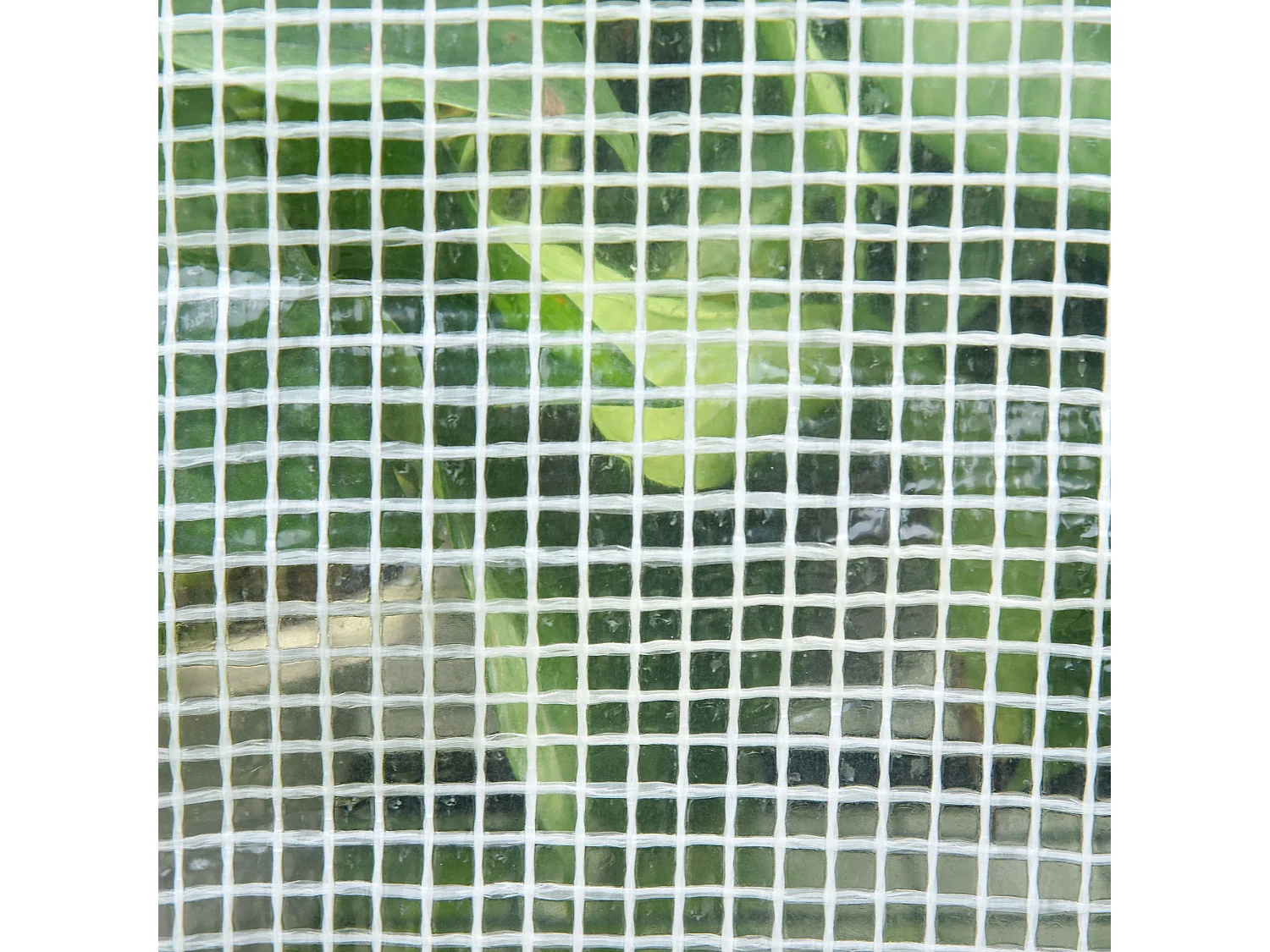 Invernadero de jardín blanco 143x73x195 cm Outsunny