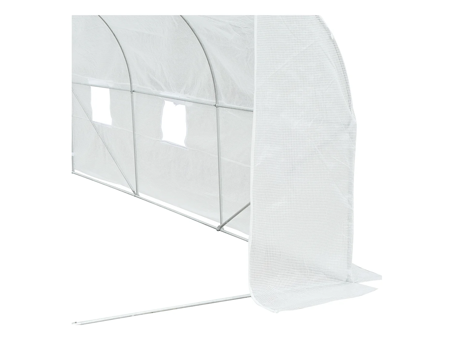 Invernadero blanco 445x299x205 cm Outsunny