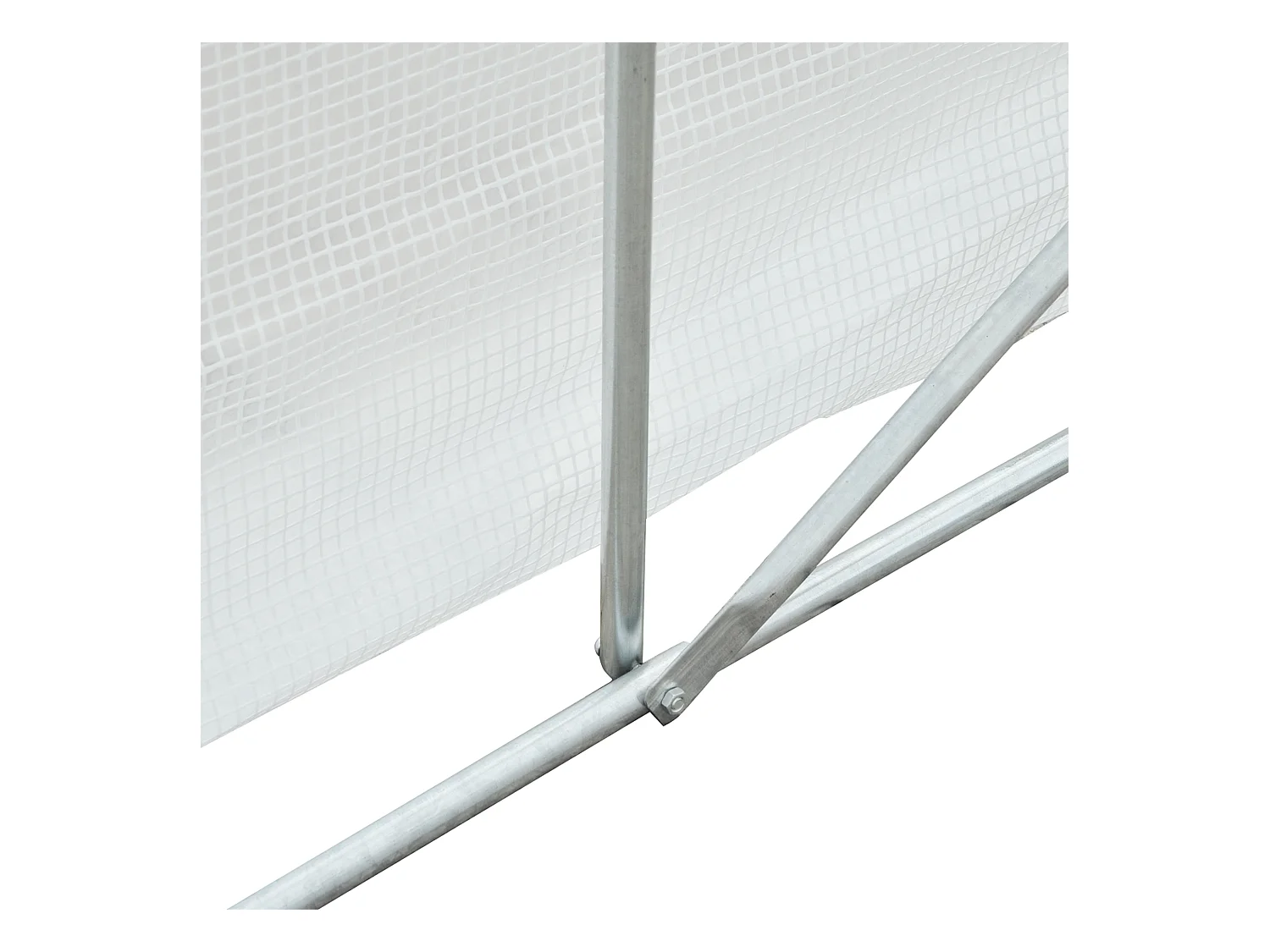 Invernadero blanco 445x299x205 cm Outsunny