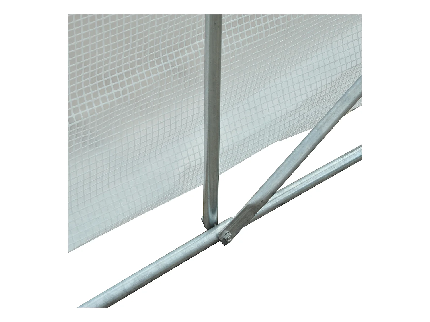 Invernadero blanco 445x299x205 cm Outsunny