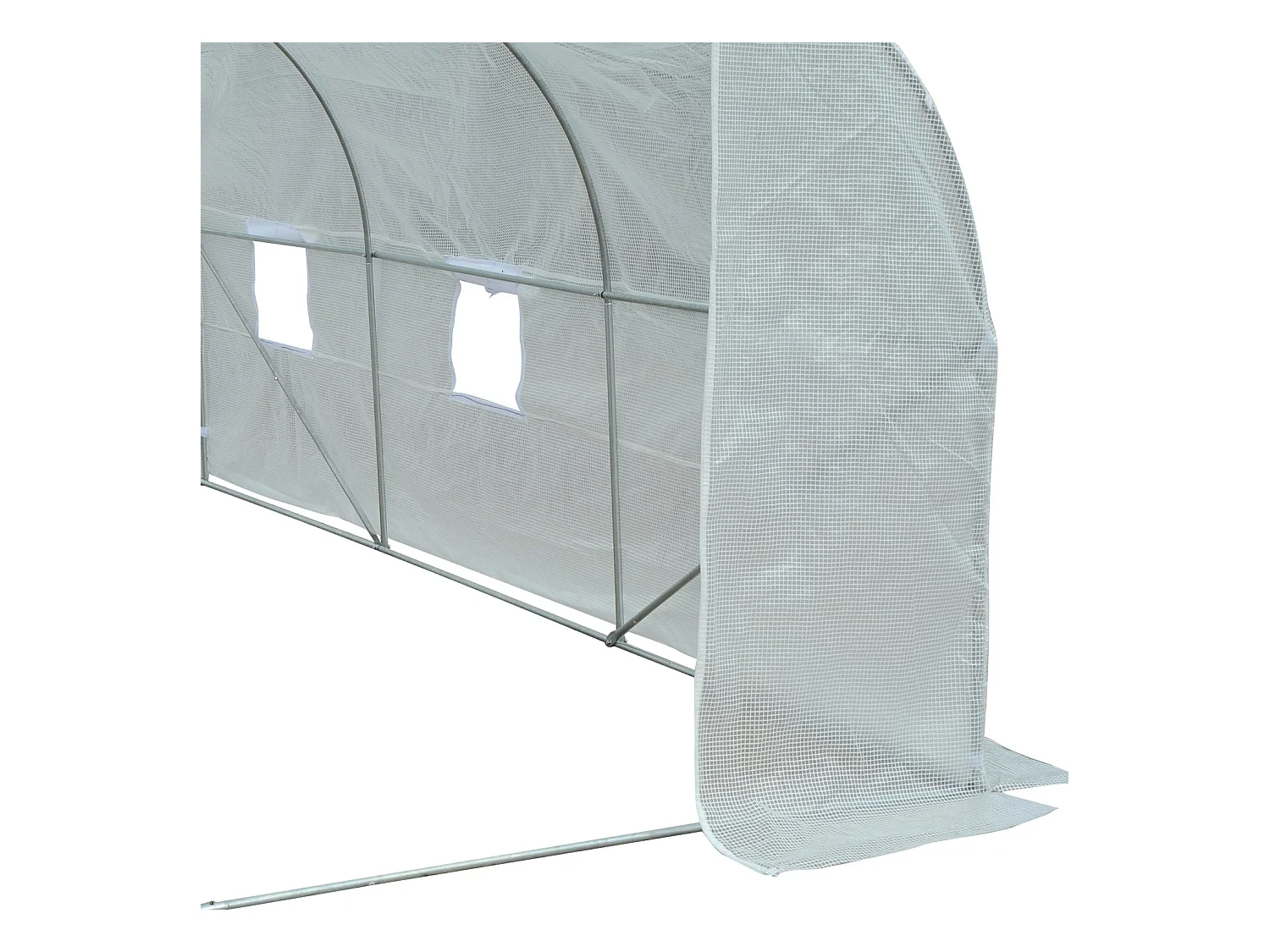 Invernadero blanco 445x299x205 cm Outsunny