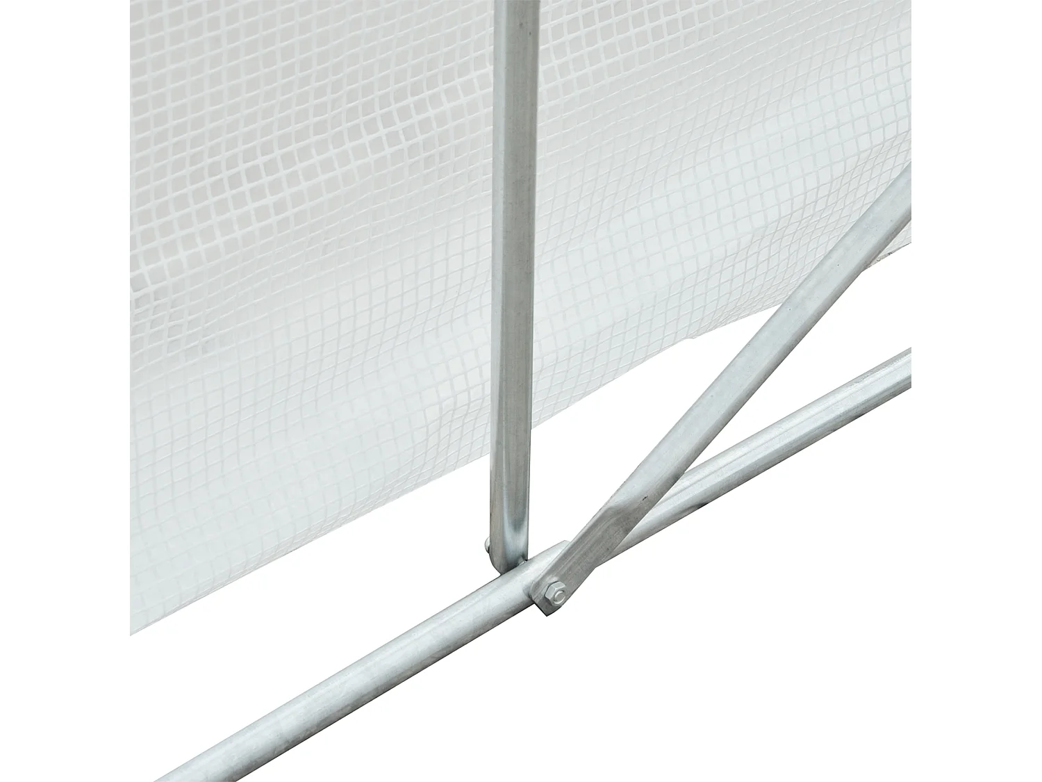 Invernadero blanco 445x299x205 cm Outsunny