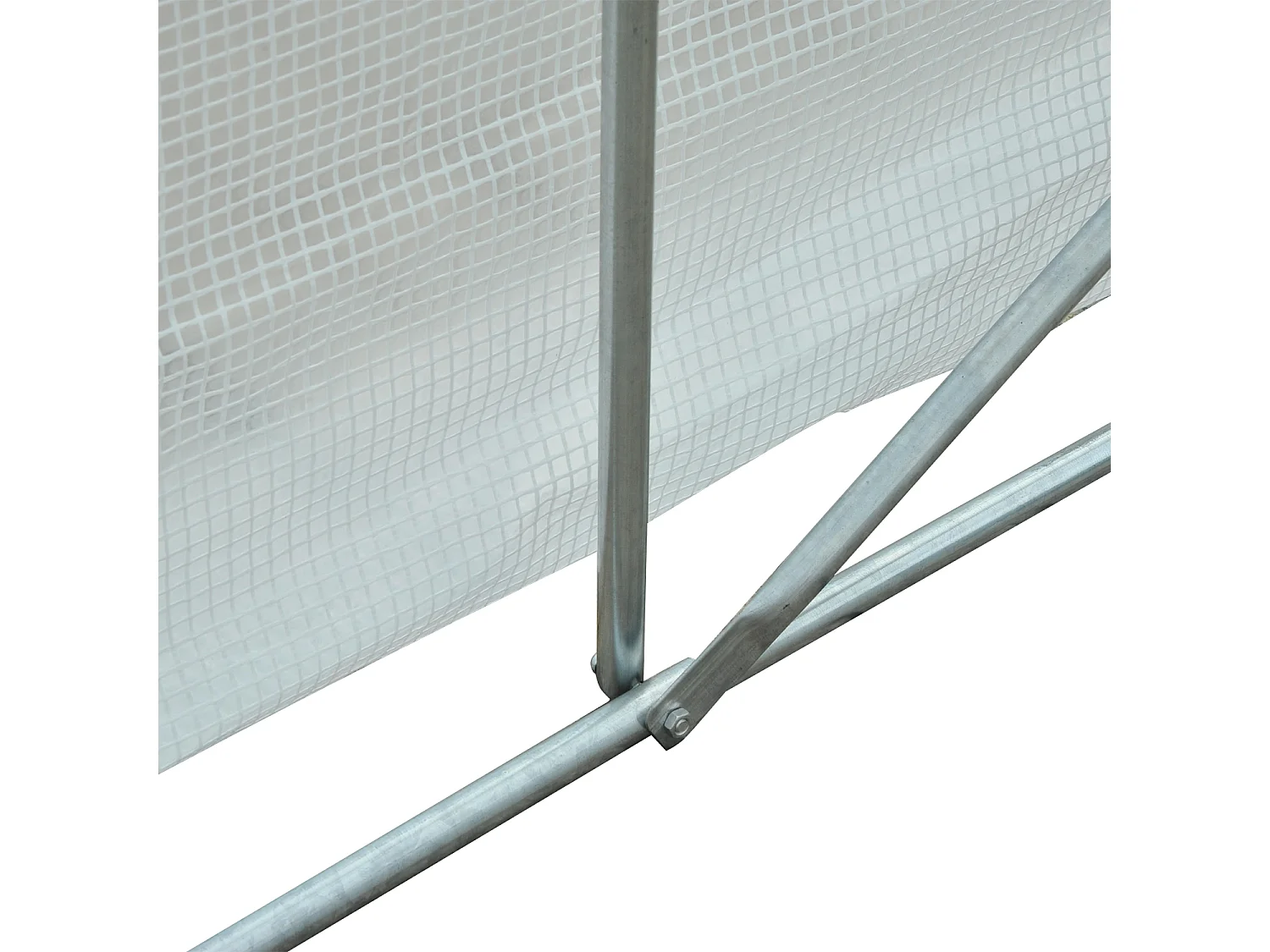 Invernadero blanco 445x299x205 cm Outsunny