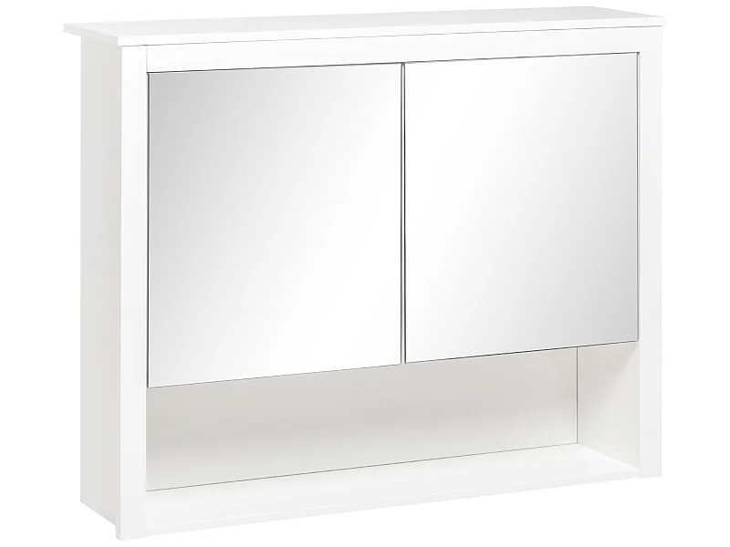 Armario de pared blanco 80x20x65 cm HOMCOM
